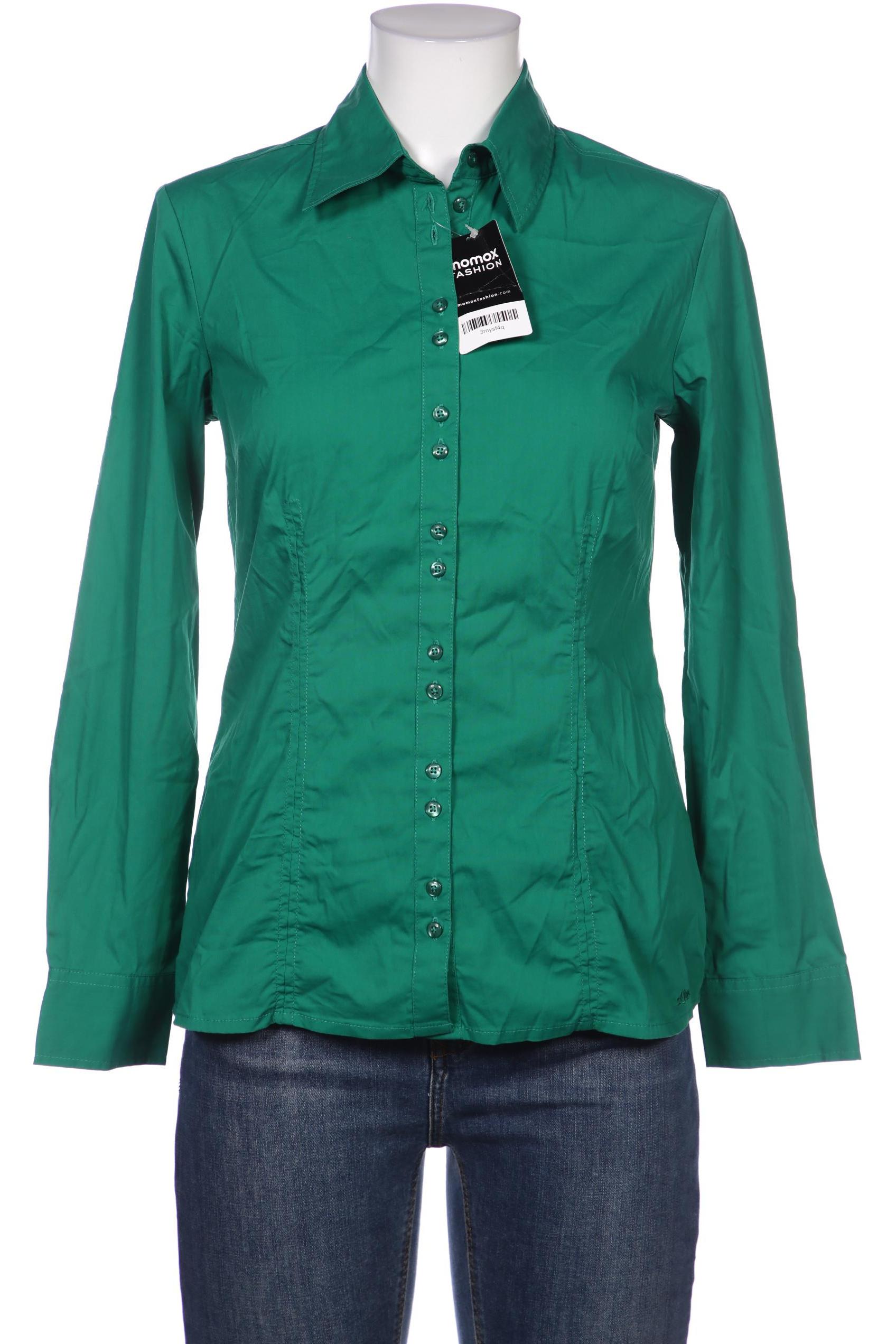 

s.Oliver Damen Bluse, grün, Gr. 38