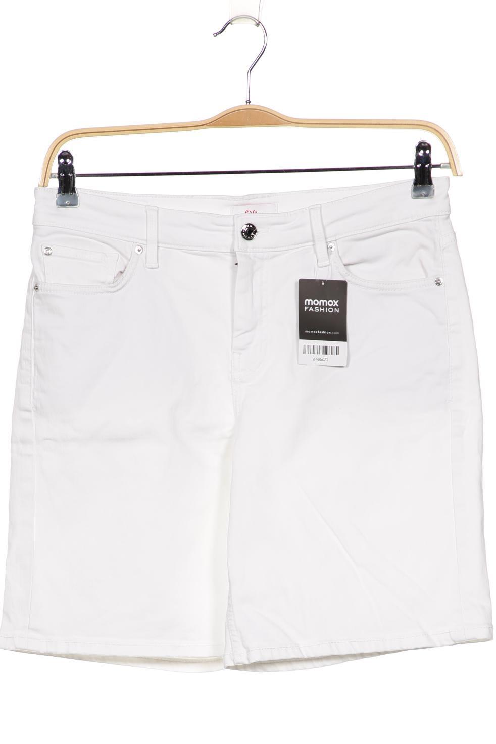 

s.Oliver Damen Shorts, weiß