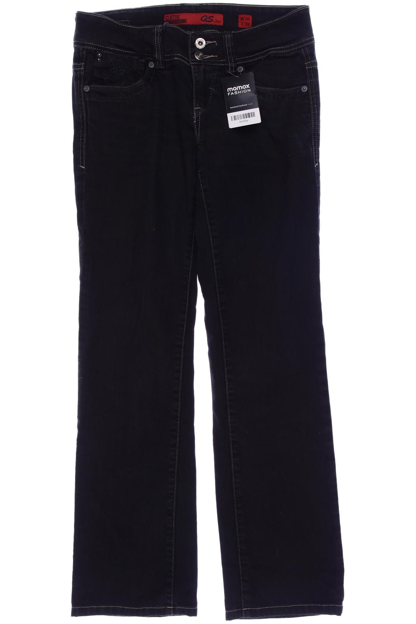 

s.Oliver Damen Jeans, schwarz