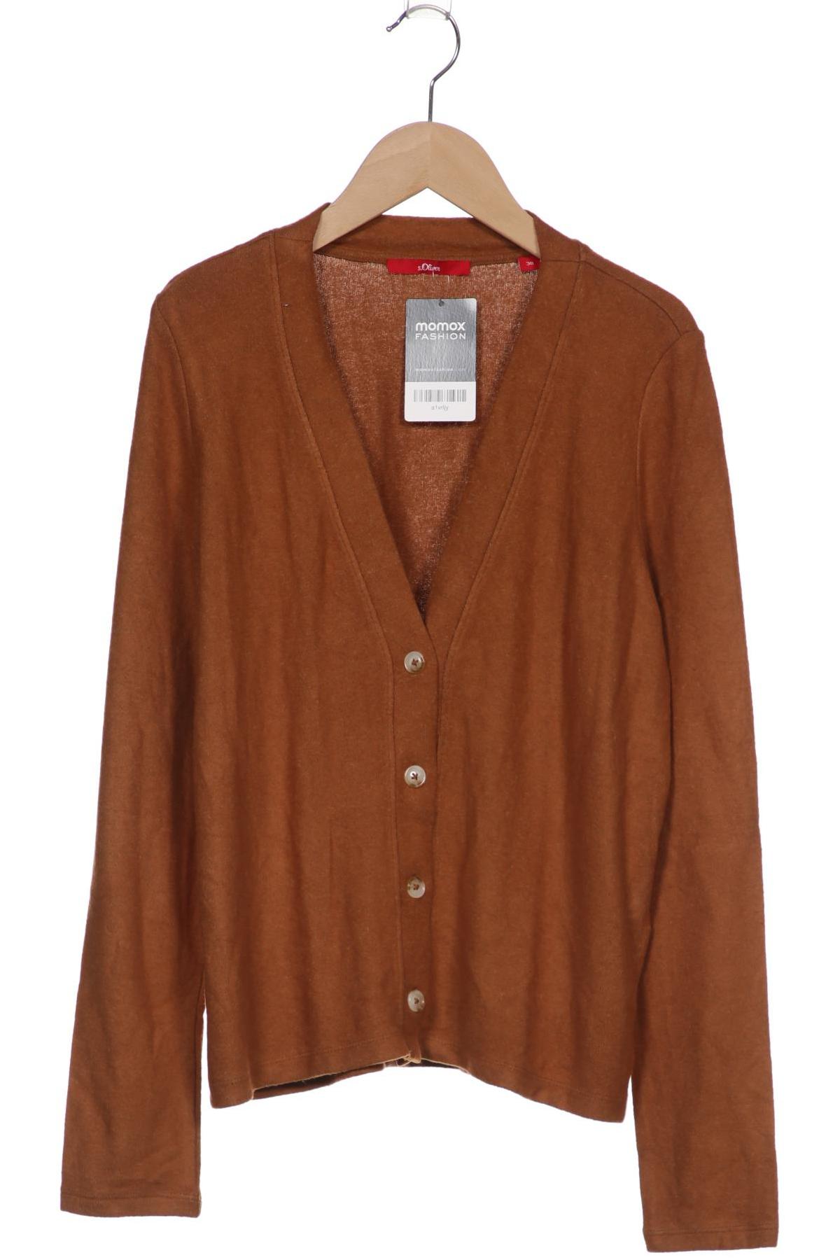 

s.Oliver Damen Strickjacke, braun, Gr. 38