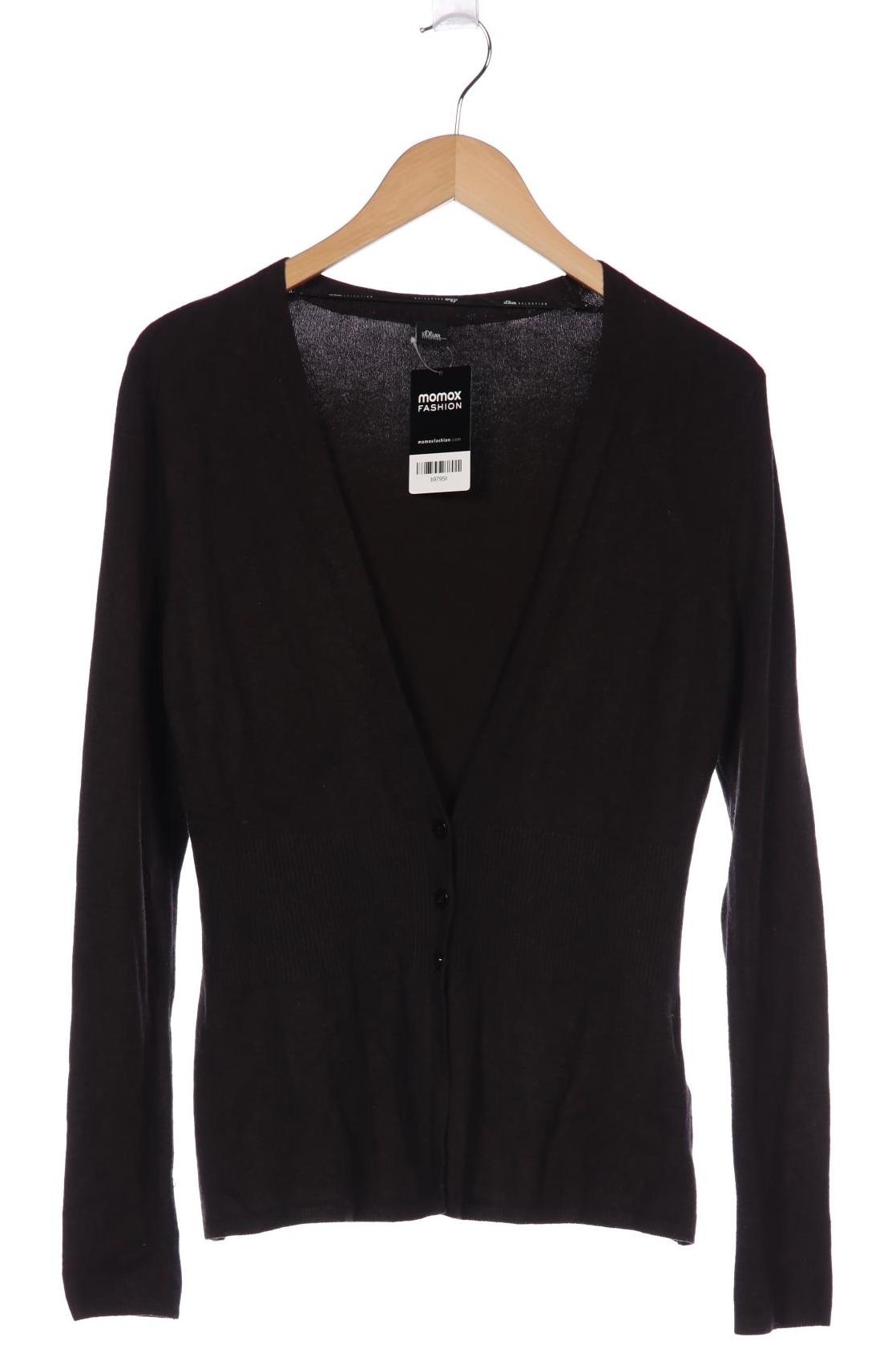 

s.Oliver Damen Strickjacke, braun, Gr. 38