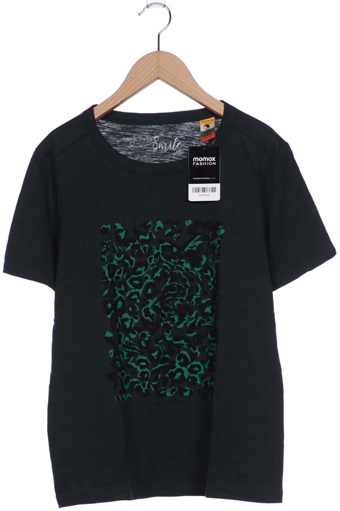 

s.Oliver Damen T-Shirt, grün, Gr. 36