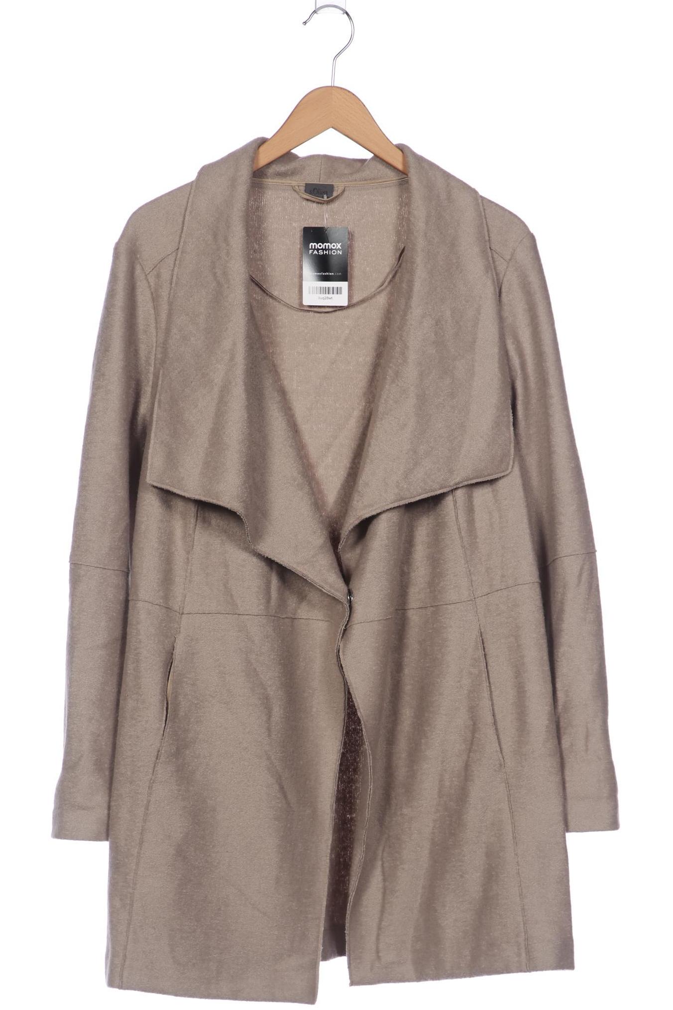 

s.Oliver Damen Strickjacke, beige, Gr. 44