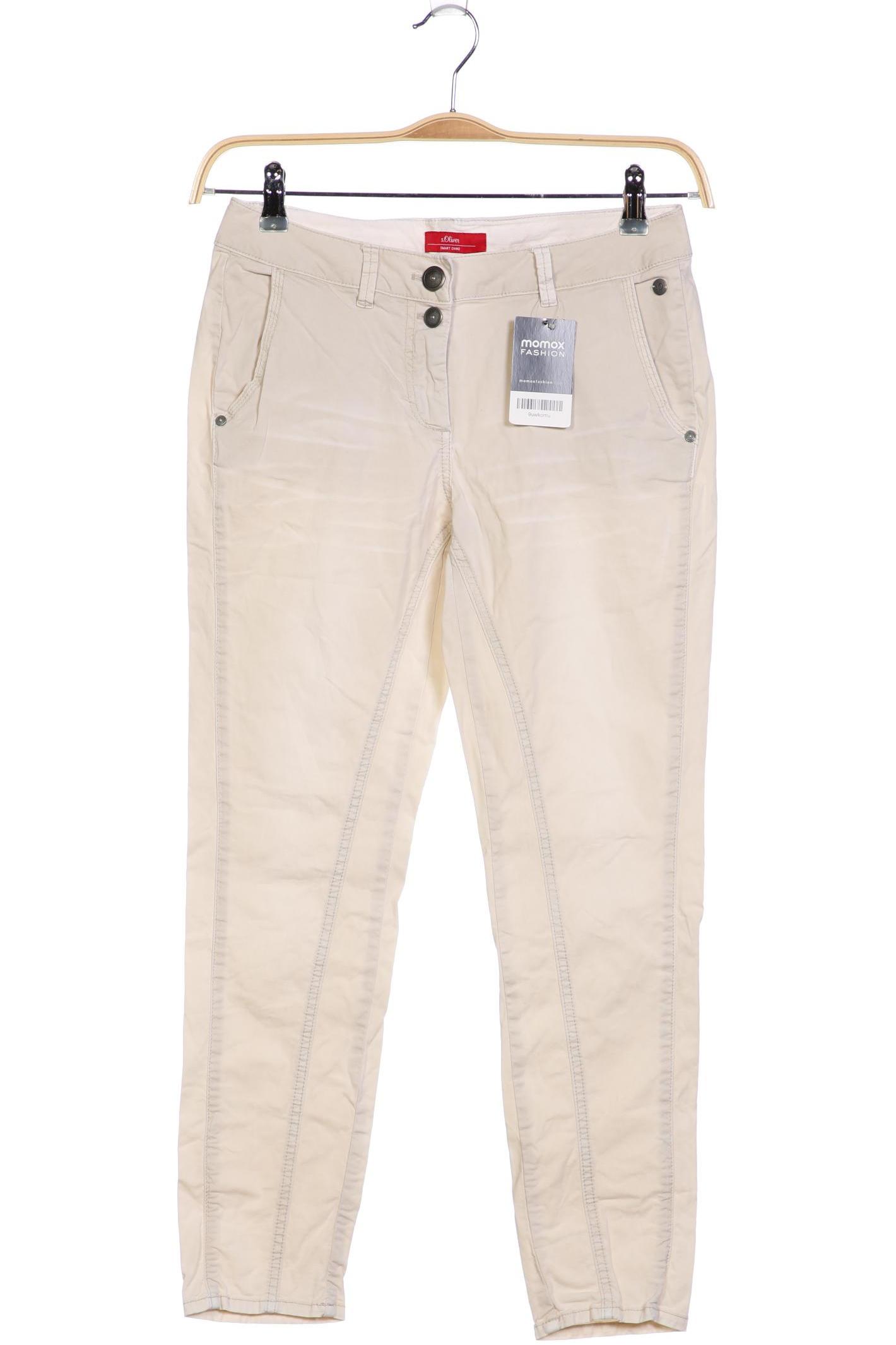 

s.Oliver Damen Stoffhose, cremeweiß, Gr. 40
