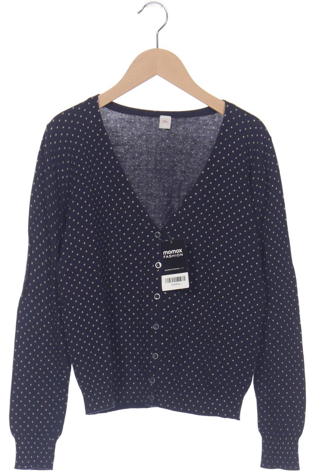 

s.Oliver Damen Strickjacke, marineblau, Gr. 38