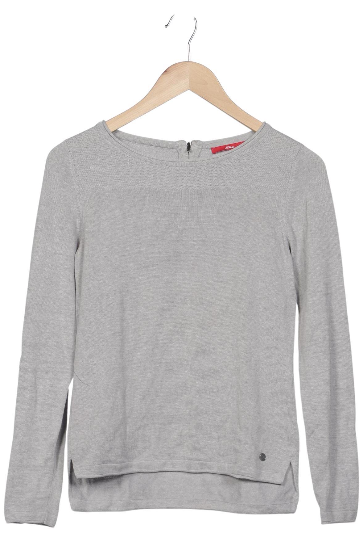 

s.Oliver Damen Pullover, grau, Gr. 34
