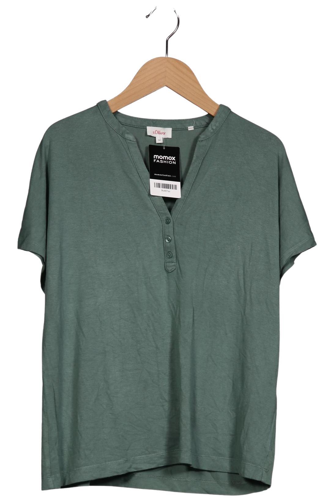 

s.Oliver Damen T-Shirt, grün, Gr. 34