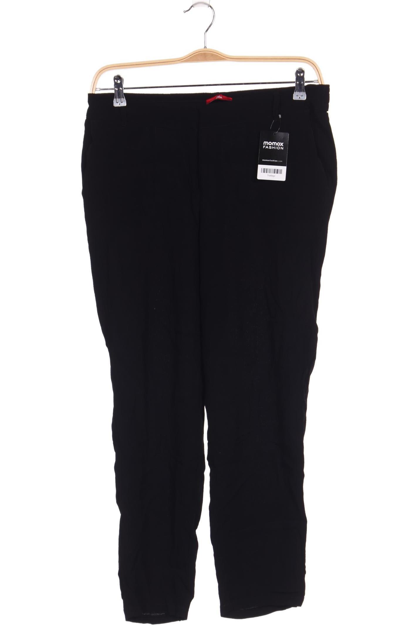 

s.Oliver Damen Stoffhose, schwarz, Gr. 42