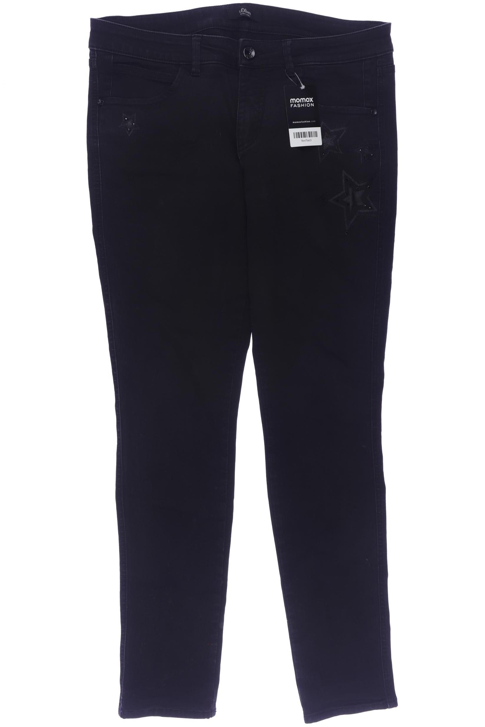 

s.Oliver Damen Jeans, schwarz, Gr. 42