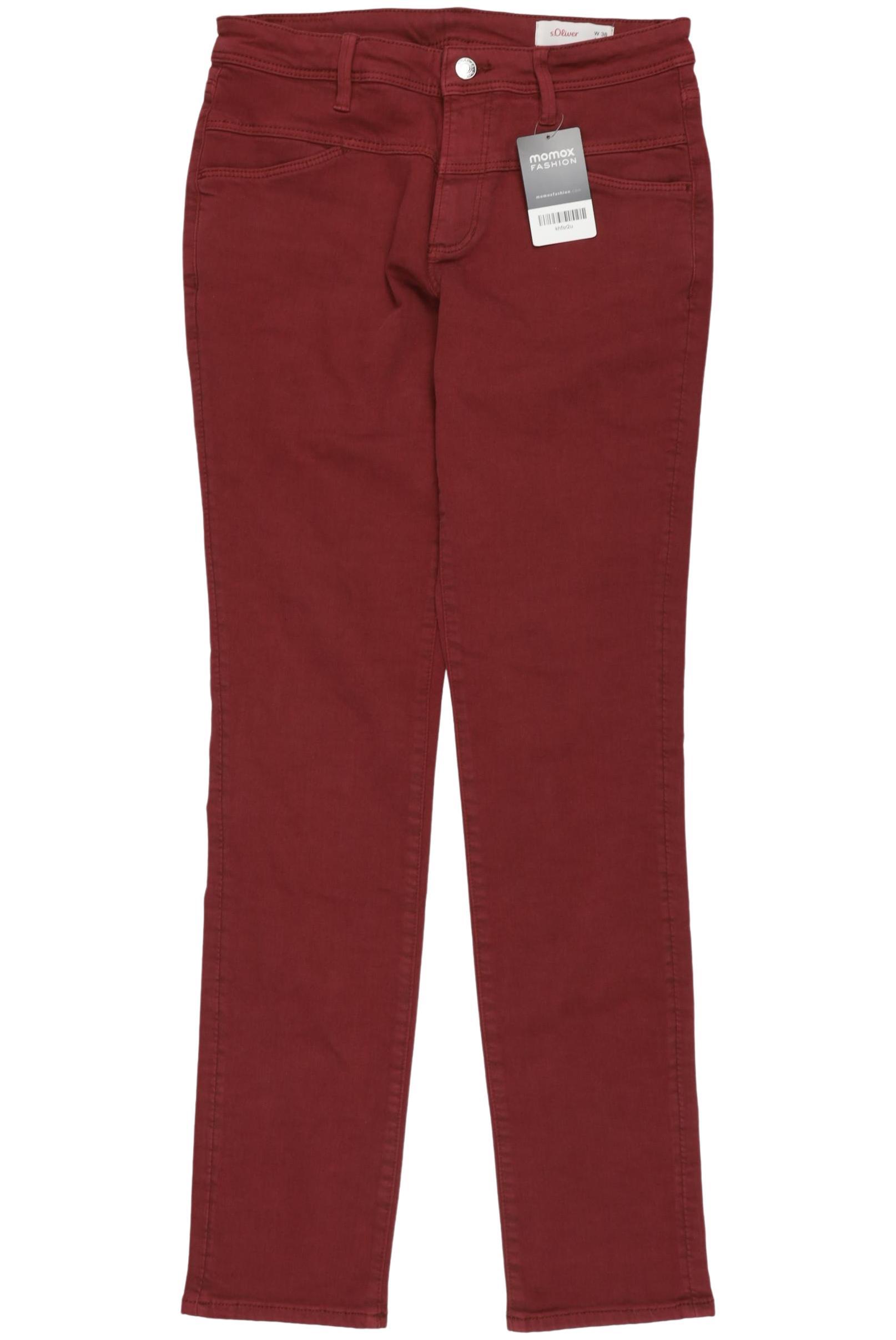 

s.Oliver Damen Jeans, bordeaux, Gr. 38