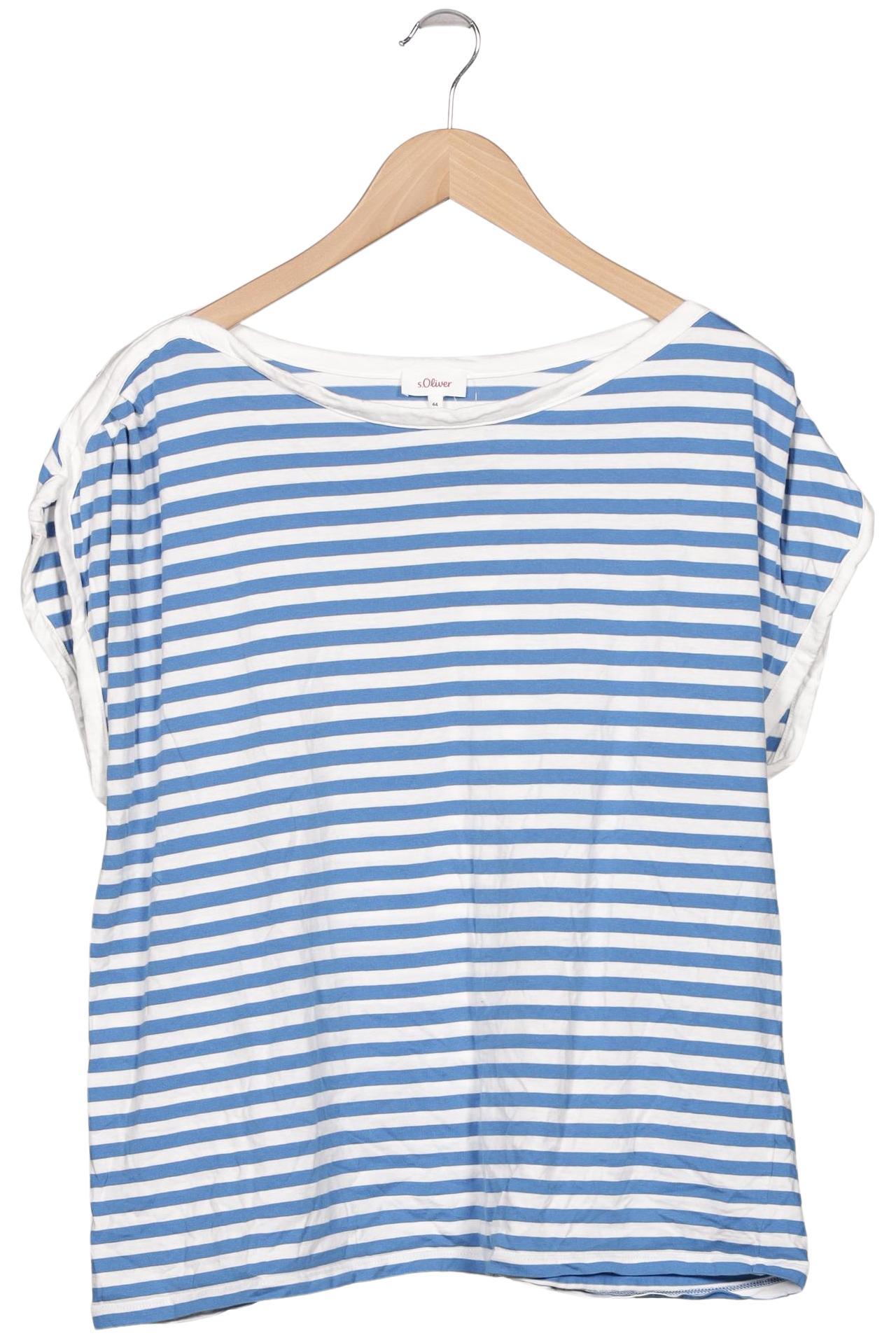 

s.Oliver Damen T-Shirt, blau, Gr. 44