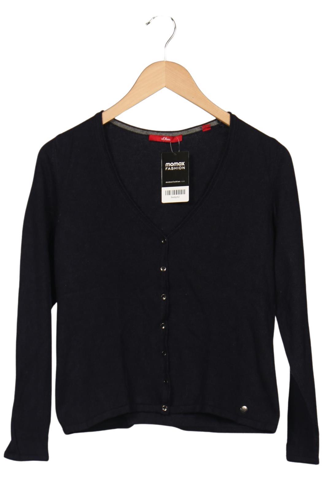 

s.Oliver Damen Strickjacke, marineblau, Gr. 36
