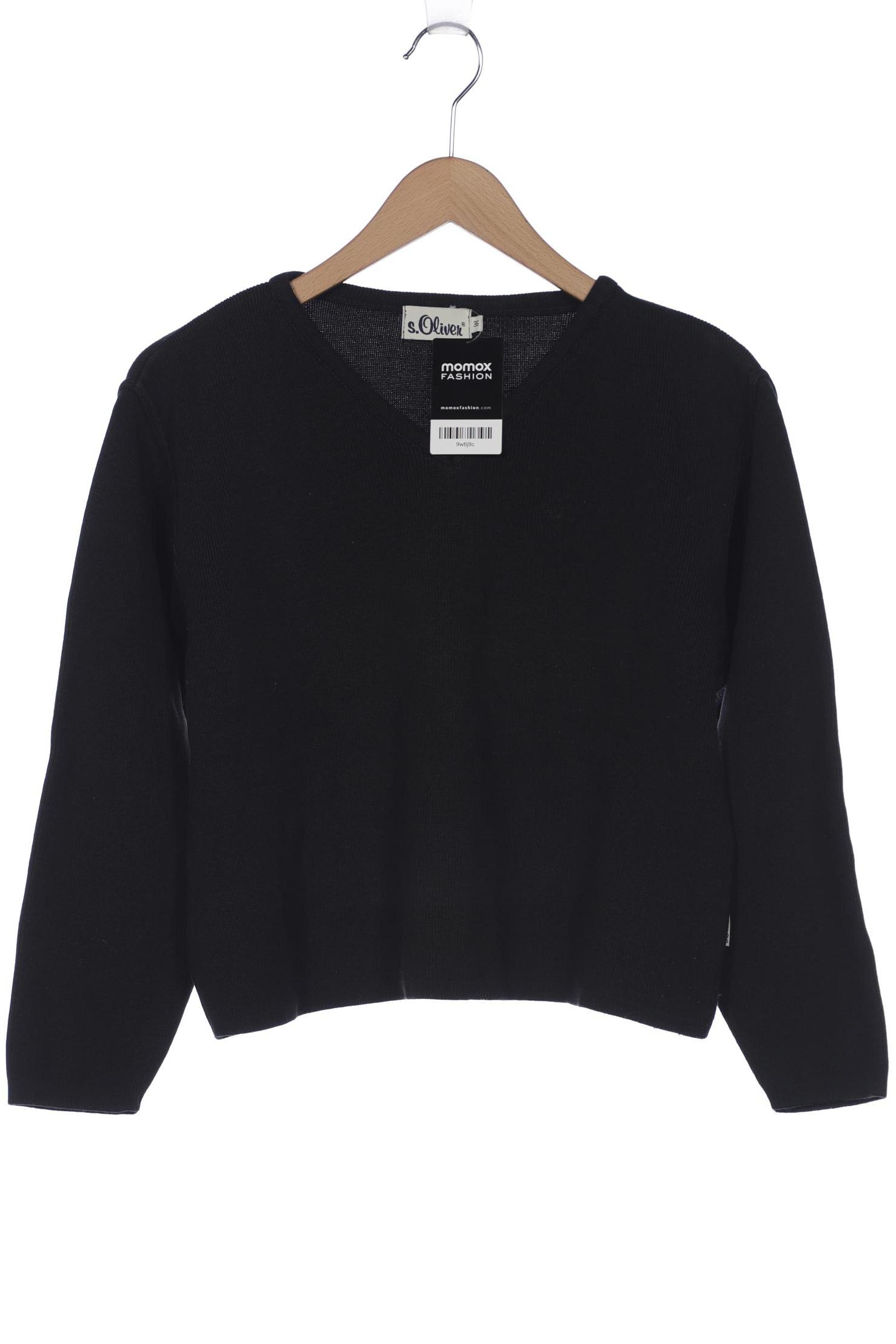 

s.Oliver Damen Pullover, schwarz