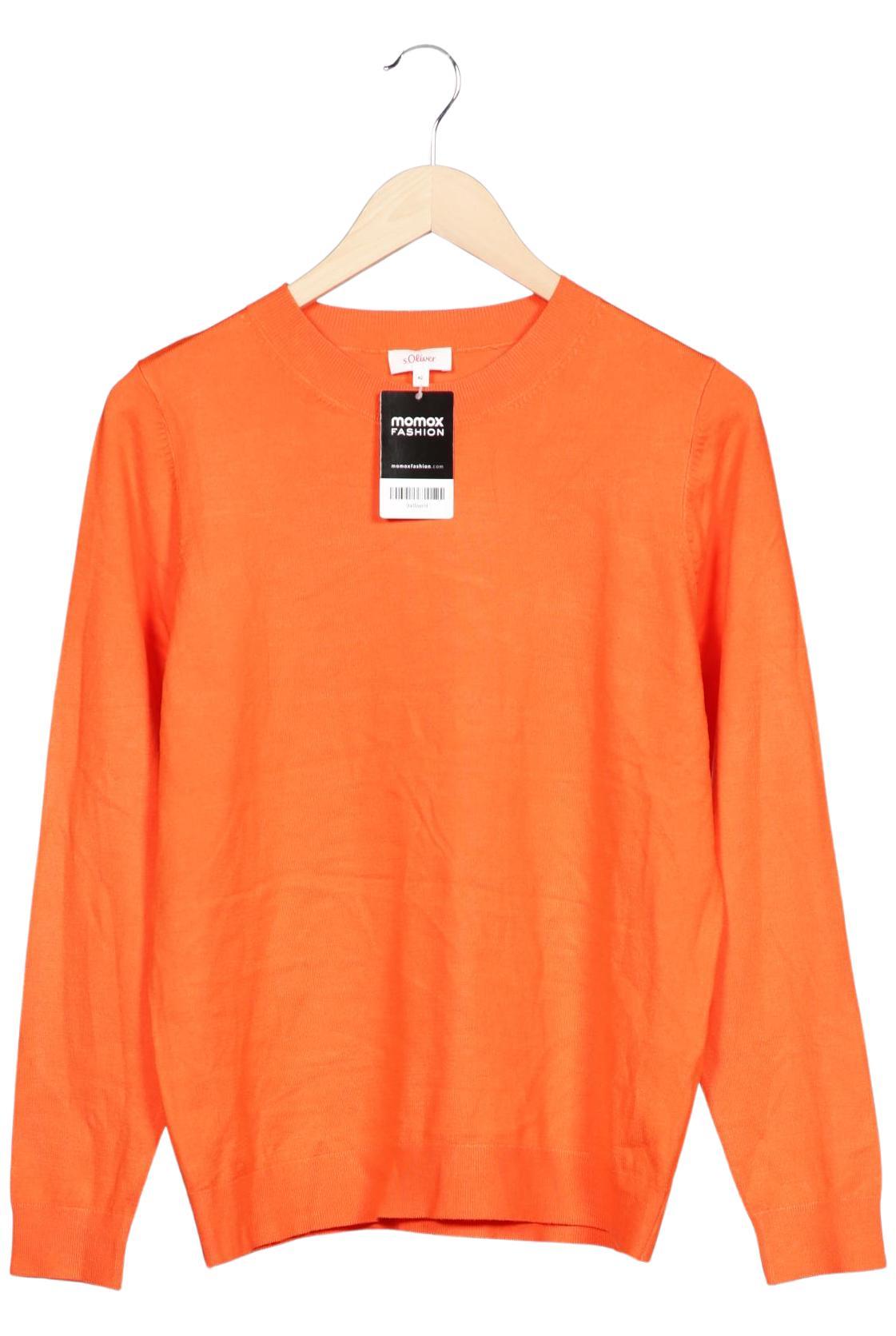 

s.Oliver Damen Pullover, orange, Gr. 42