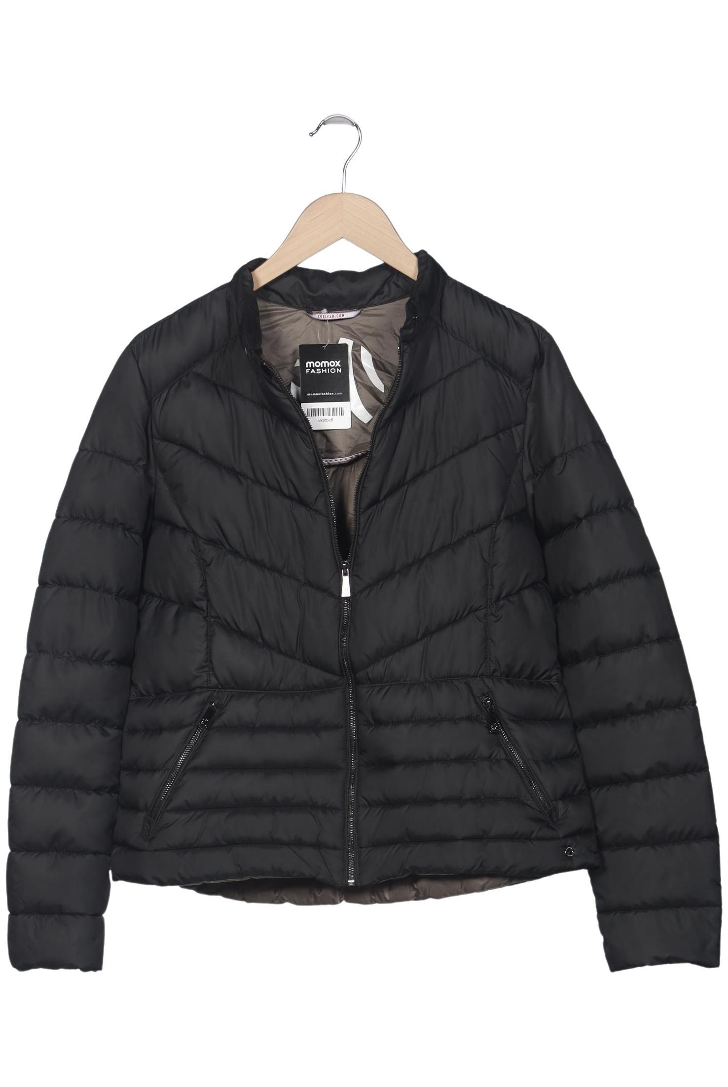 

s.Oliver Damen Jacke, schwarz, Gr. 42