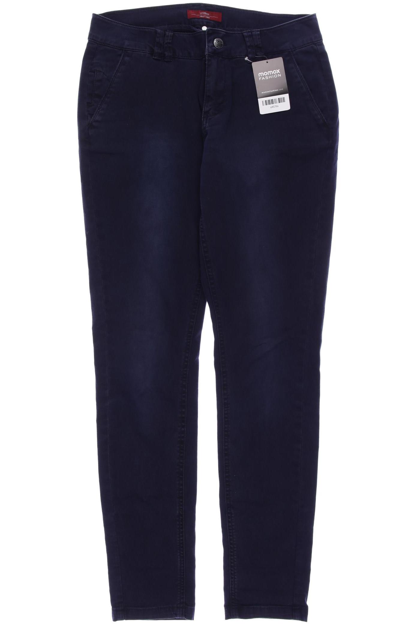 

s.Oliver Damen Stoffhose, marineblau, Gr. 34