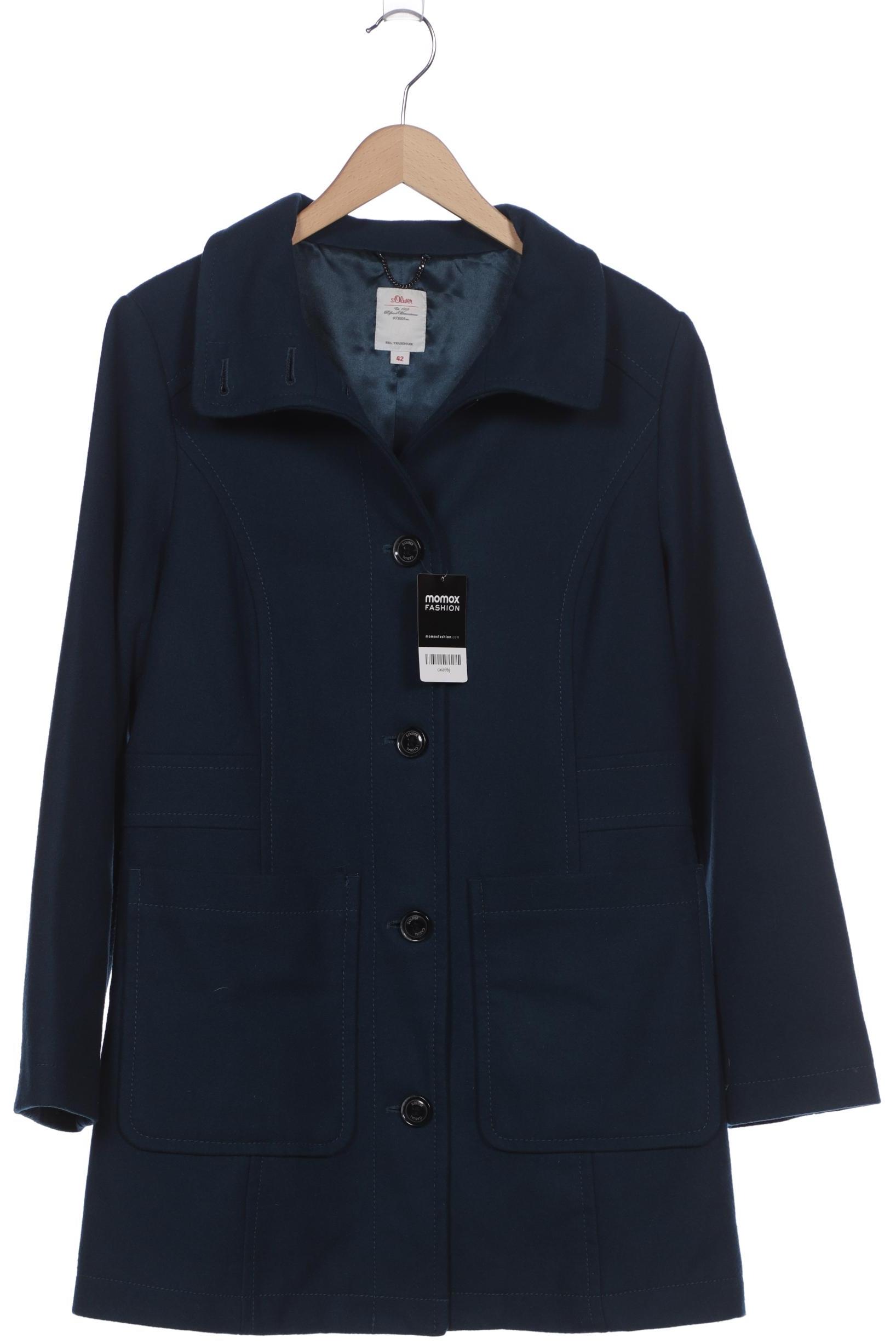 

s.Oliver Damen Mantel, marineblau, Gr. 42