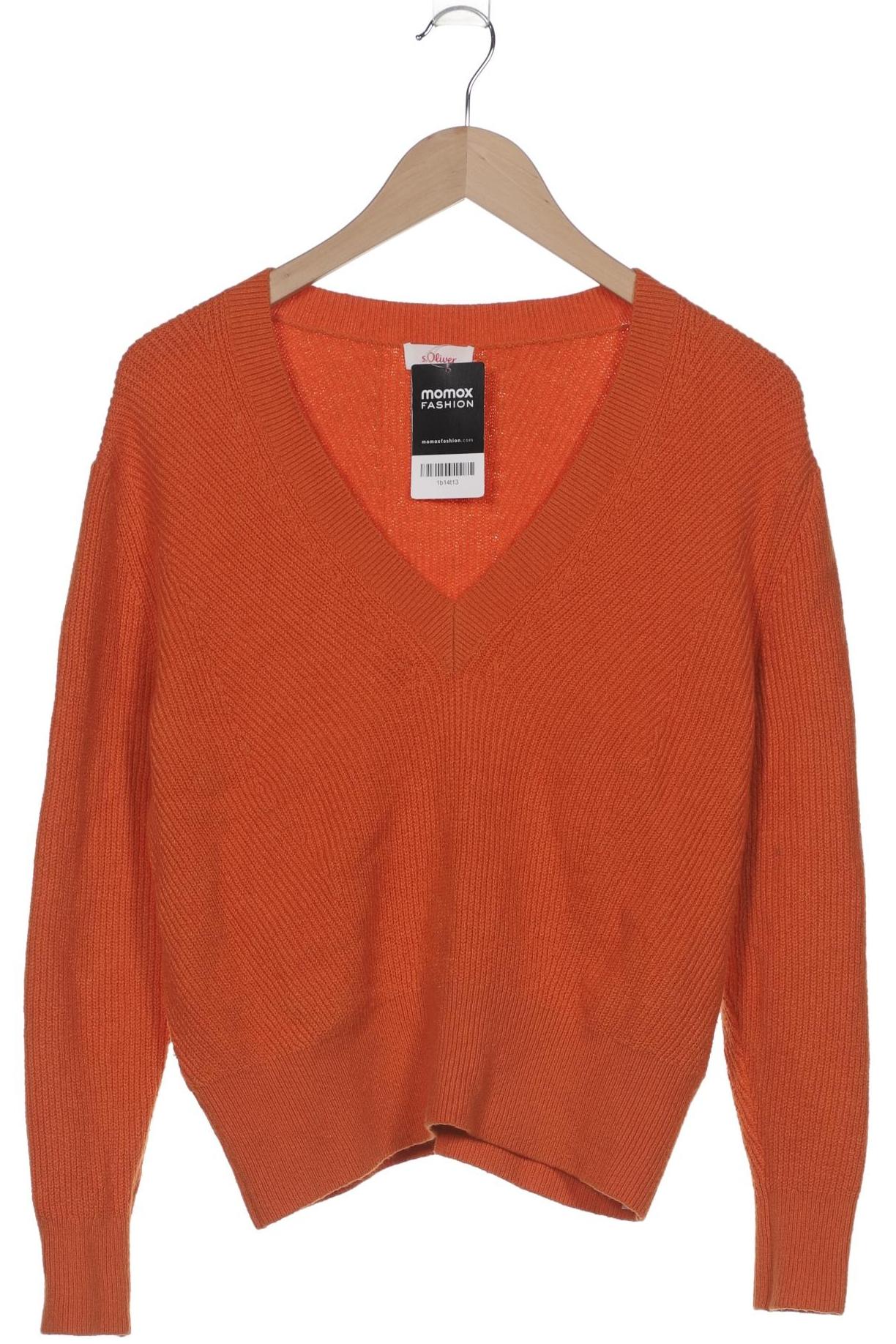 

s.Oliver Damen Pullover, orange, Gr. 34
