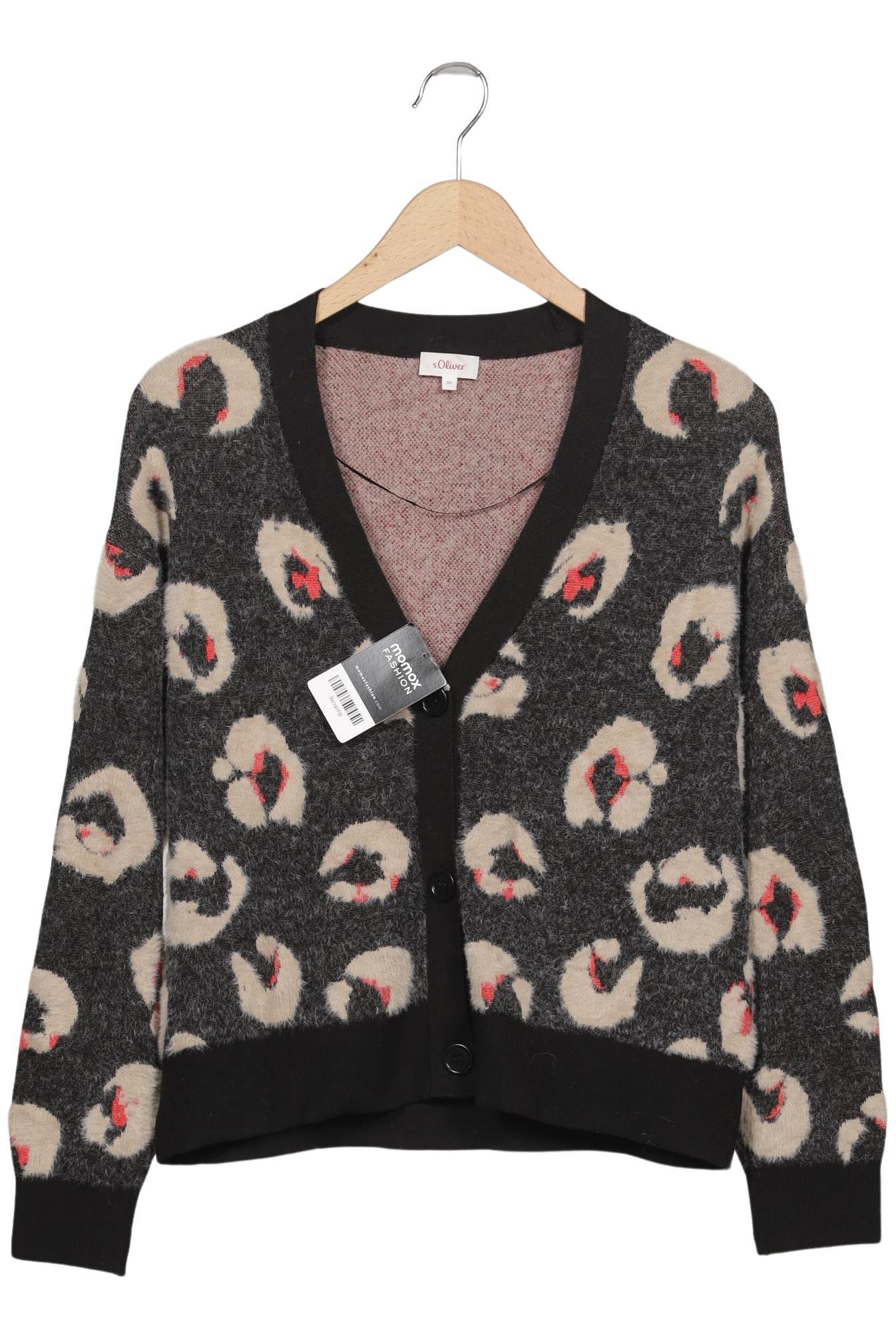 

s.Oliver Damen Strickjacke, mehrfarbig, Gr. 36