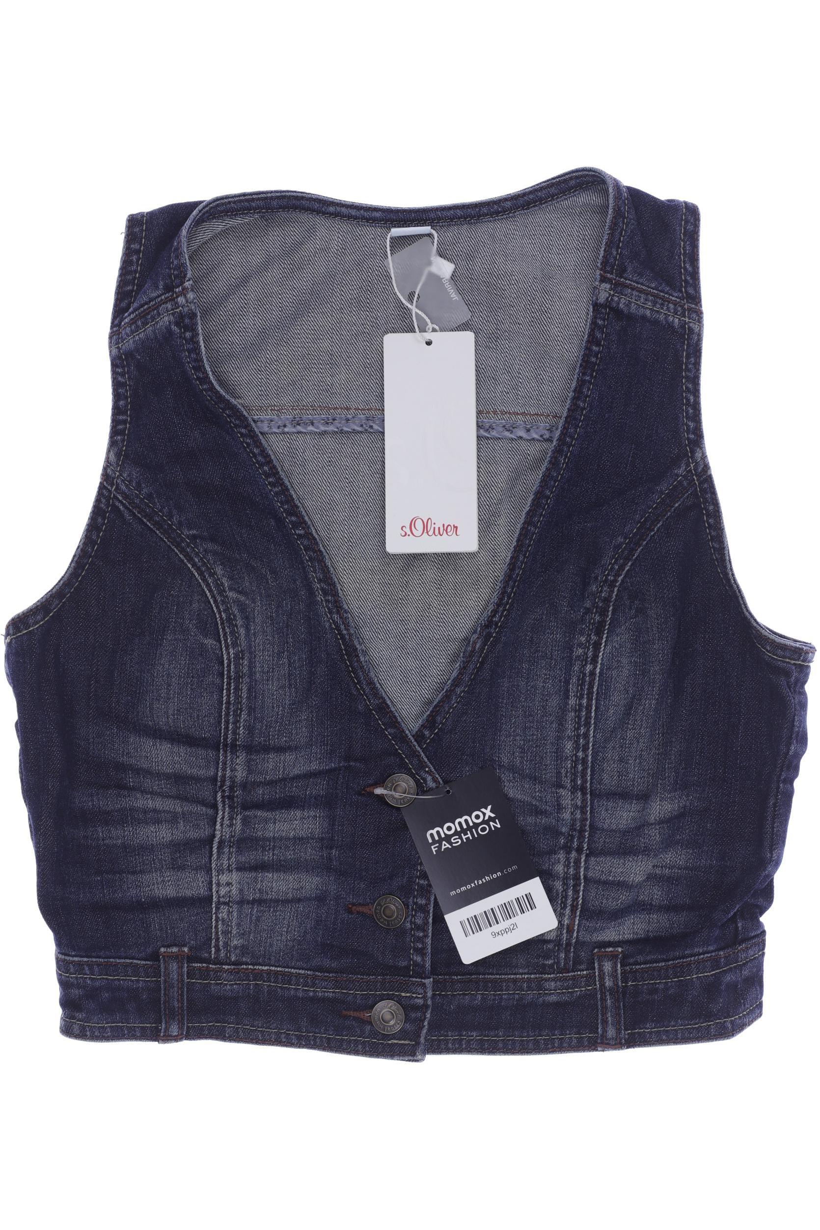 

s.Oliver Damen Weste, marineblau