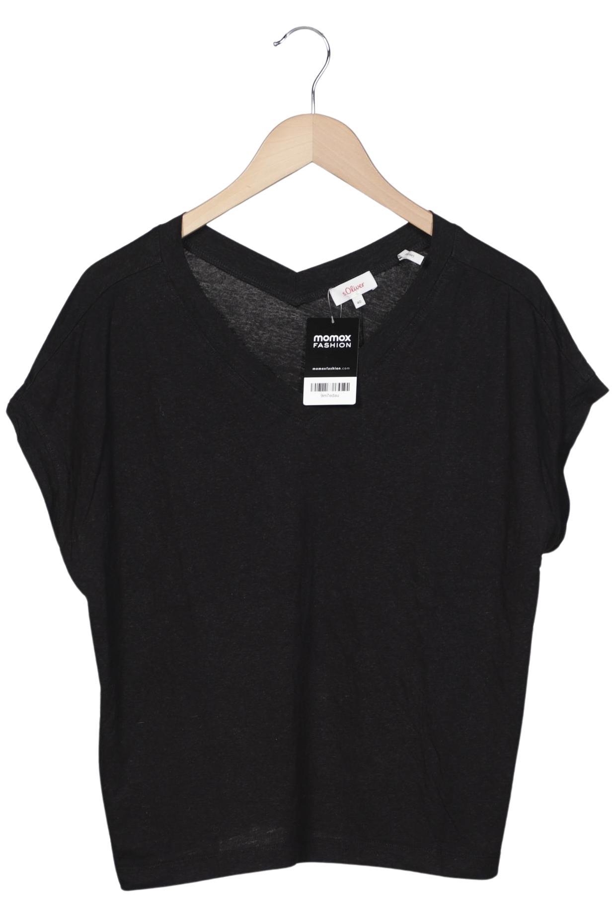 

s.Oliver Damen T-Shirt, schwarz, Gr. 40