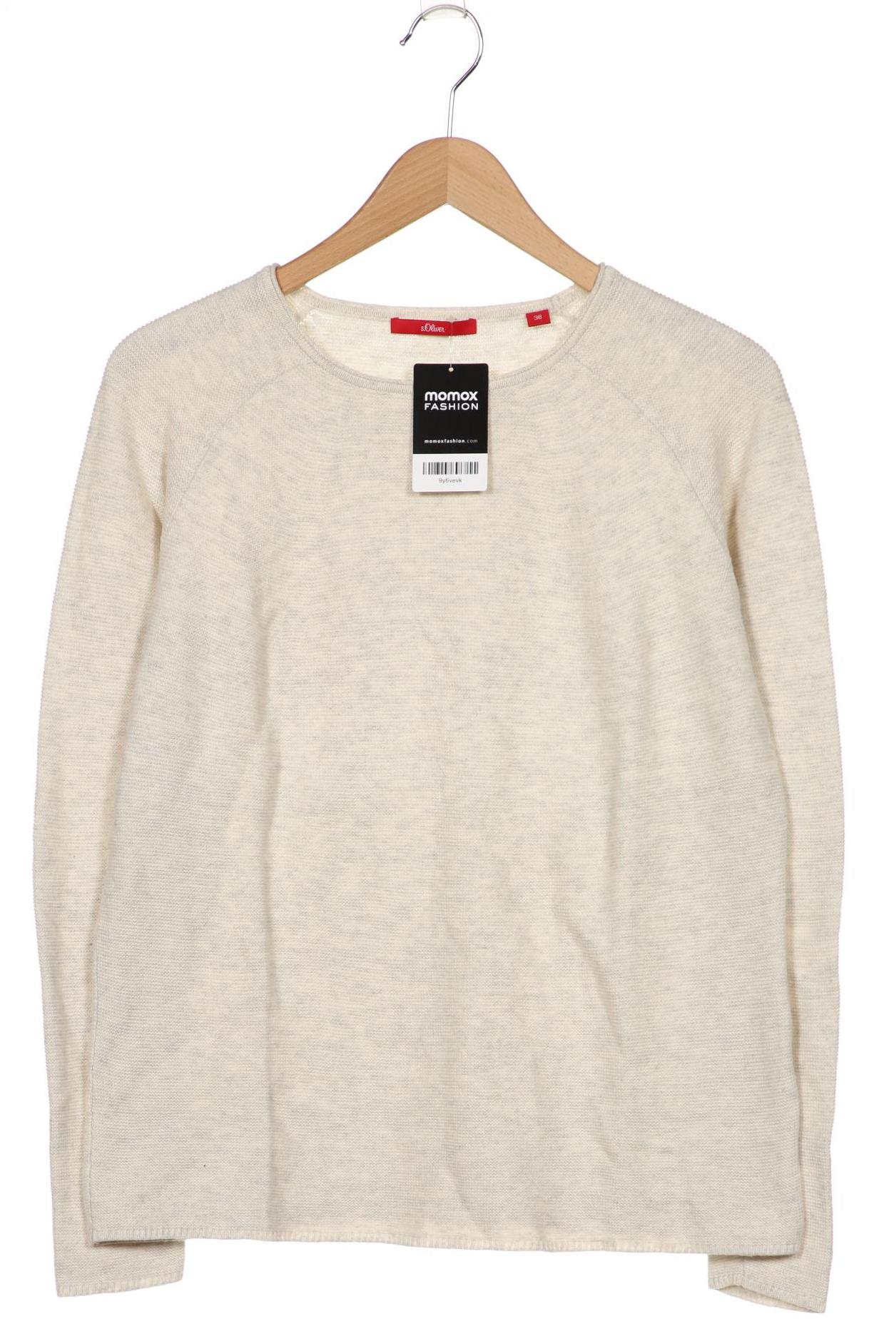 

s.Oliver Damen Pullover, cremeweiß