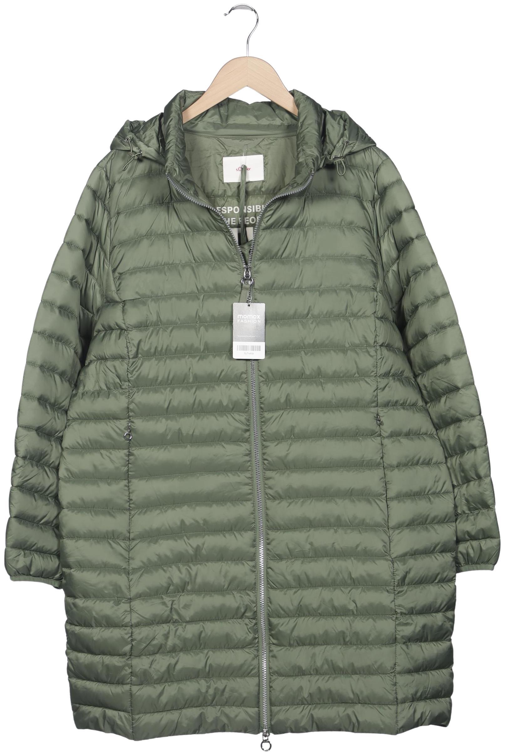 

s.Oliver Damen Mantel, grün, Gr. 46