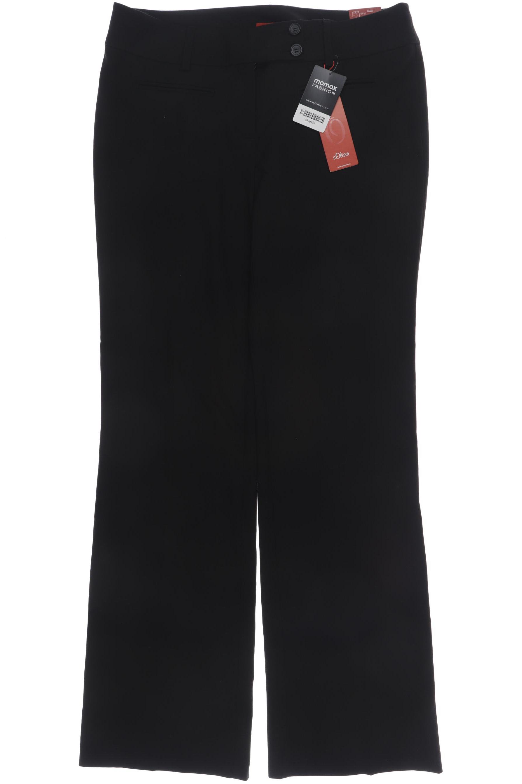 

s.Oliver Damen Stoffhose, schwarz, Gr. 42