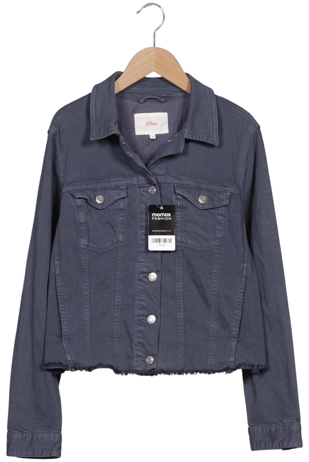 

s.Oliver Damen Jacke, blau, Gr. 40
