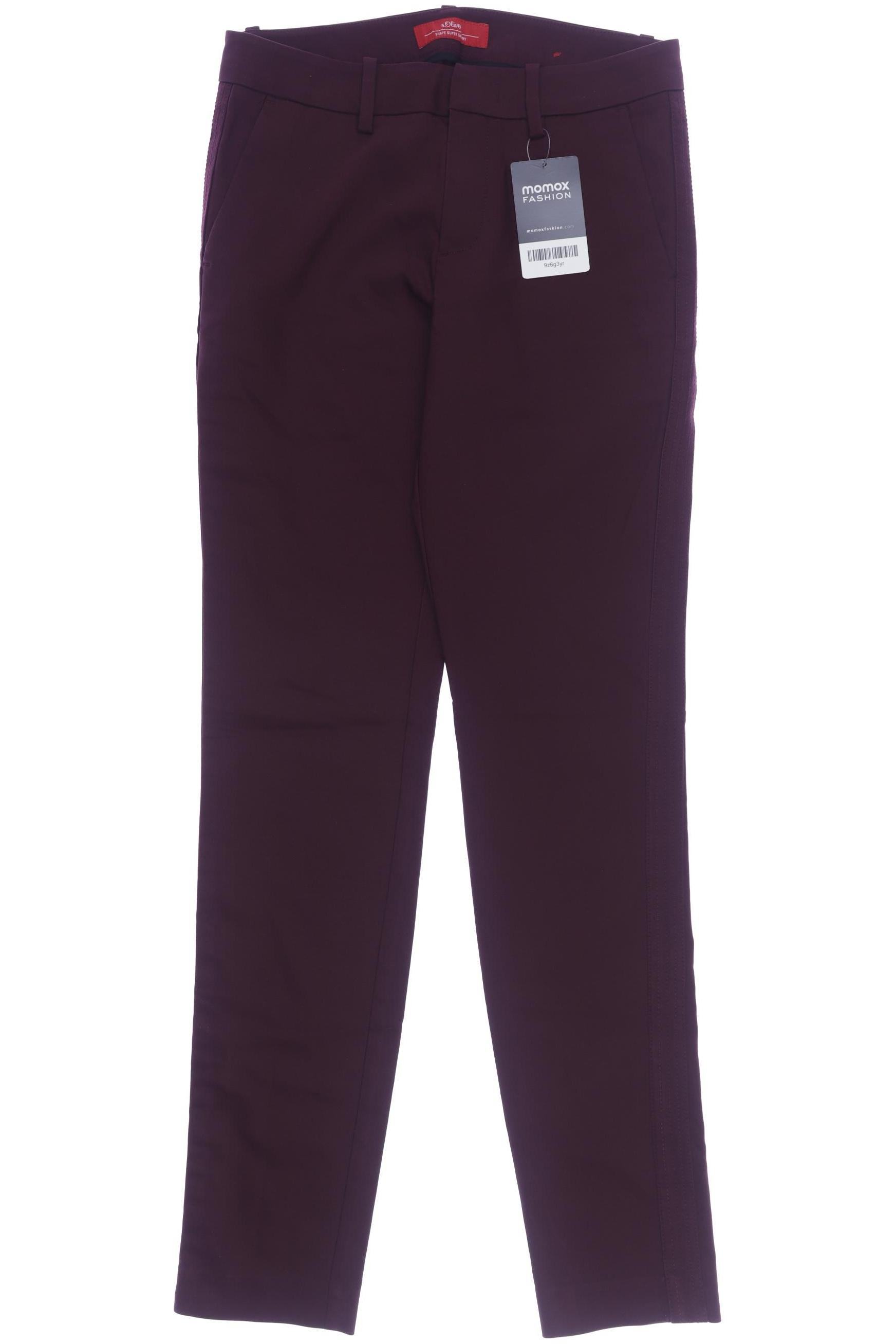 

s.Oliver Damen Stoffhose, bordeaux, Gr. 32