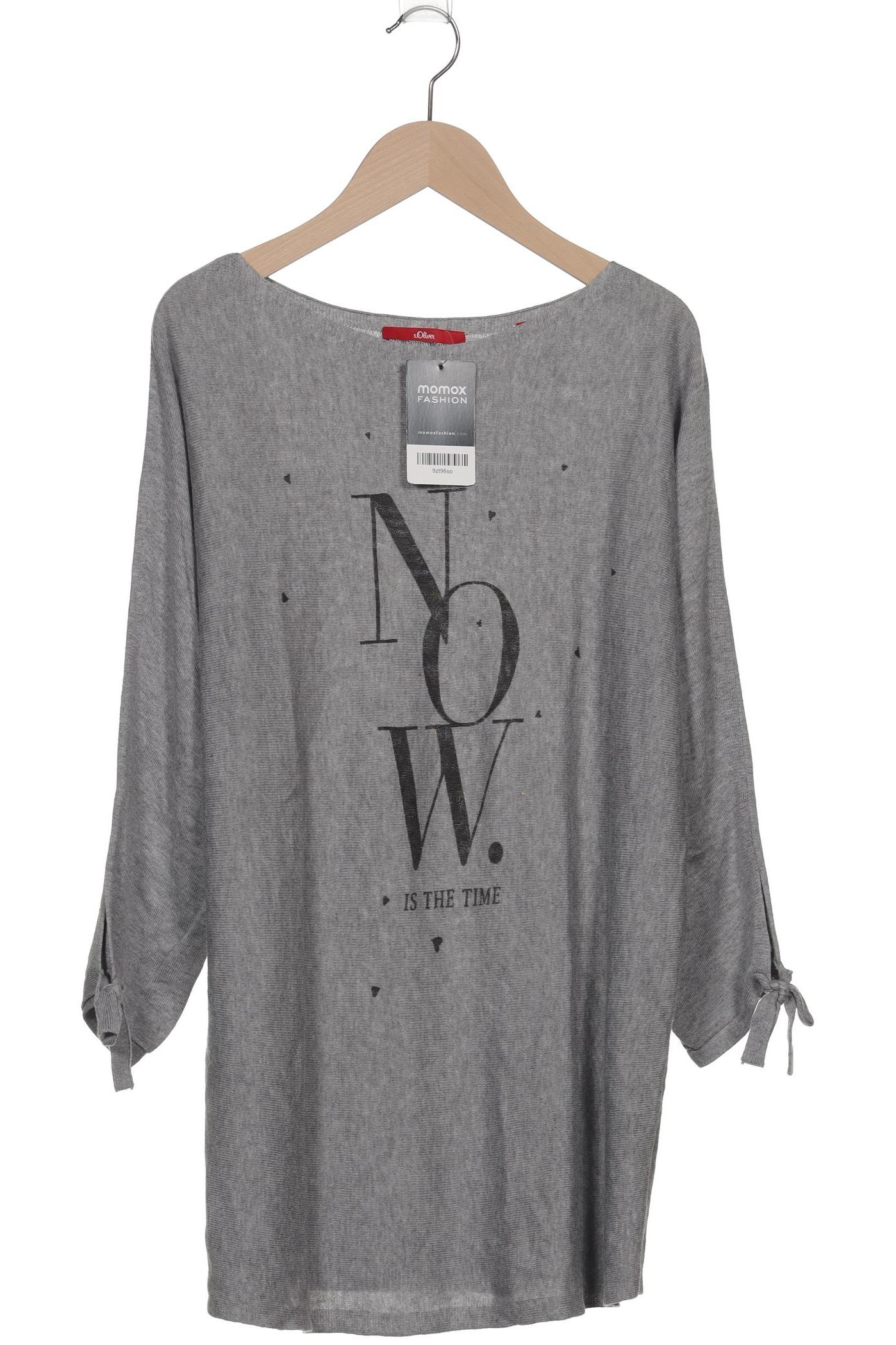 

s.Oliver Damen Pullover, grau, Gr. 38