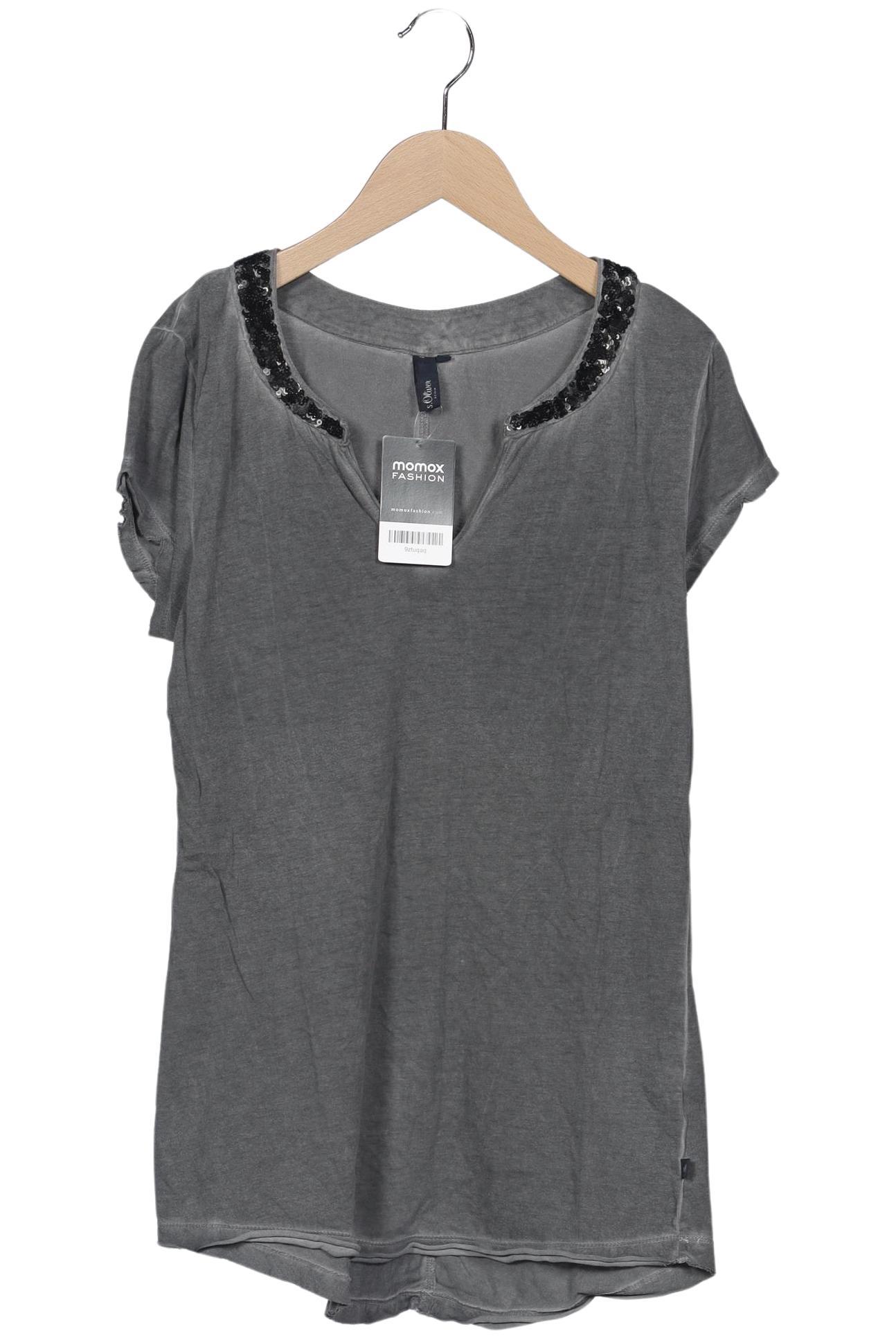 

s.Oliver Damen T-Shirt, grau, Gr. 42