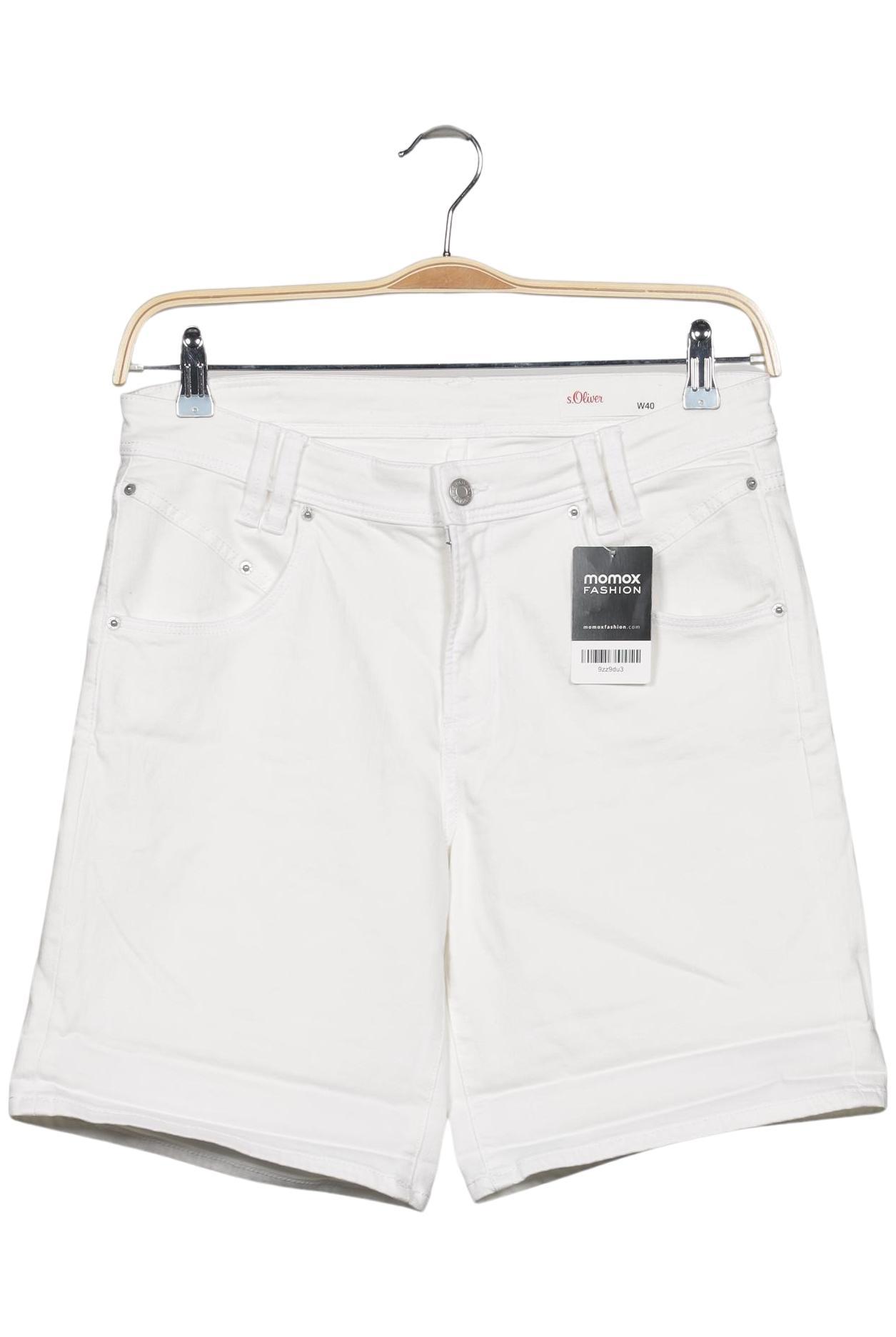 

s.Oliver Damen Shorts, weiß, Gr. 40