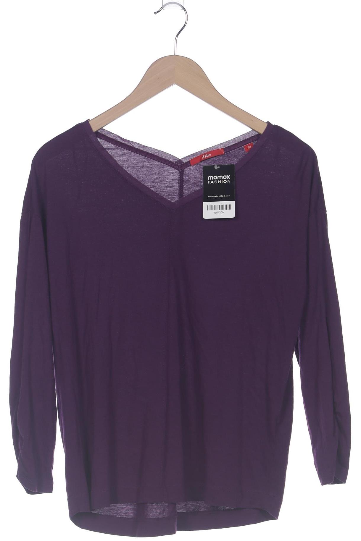 

s.Oliver Damen Langarmshirt, flieder, Gr. 38