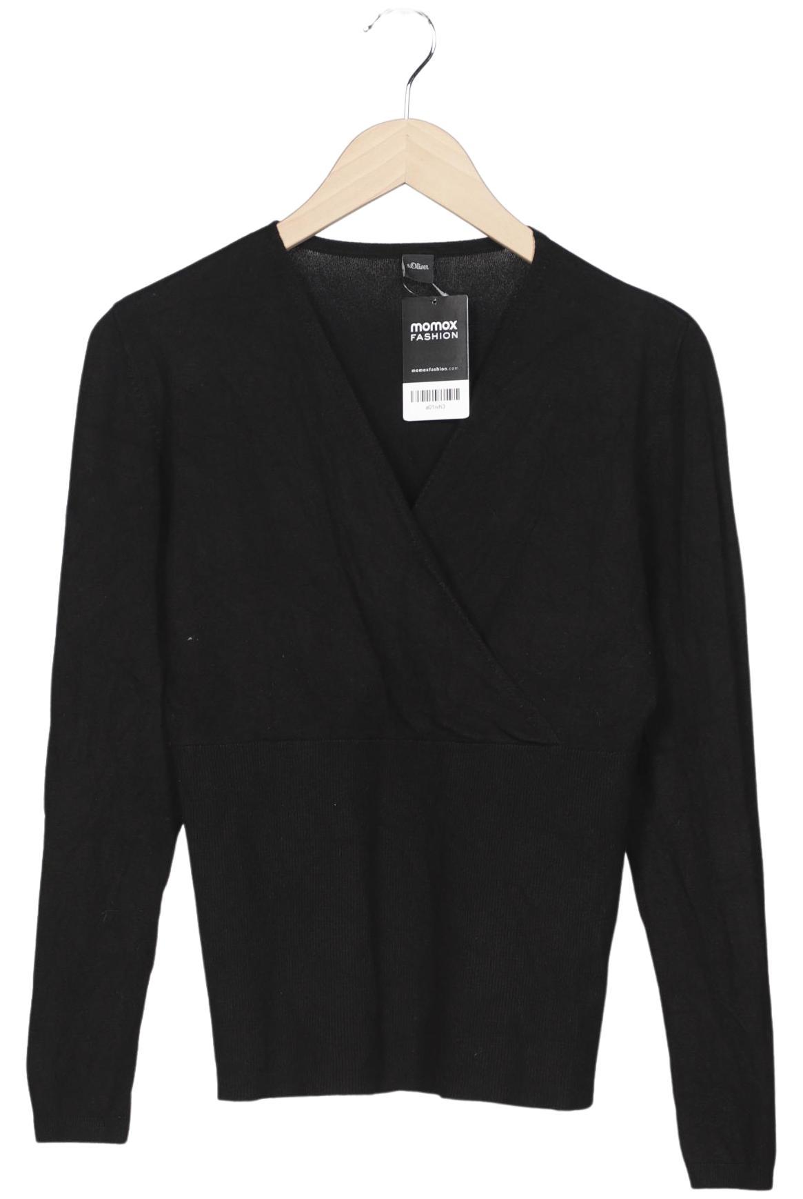 

s.Oliver Damen Pullover, schwarz, Gr. 40