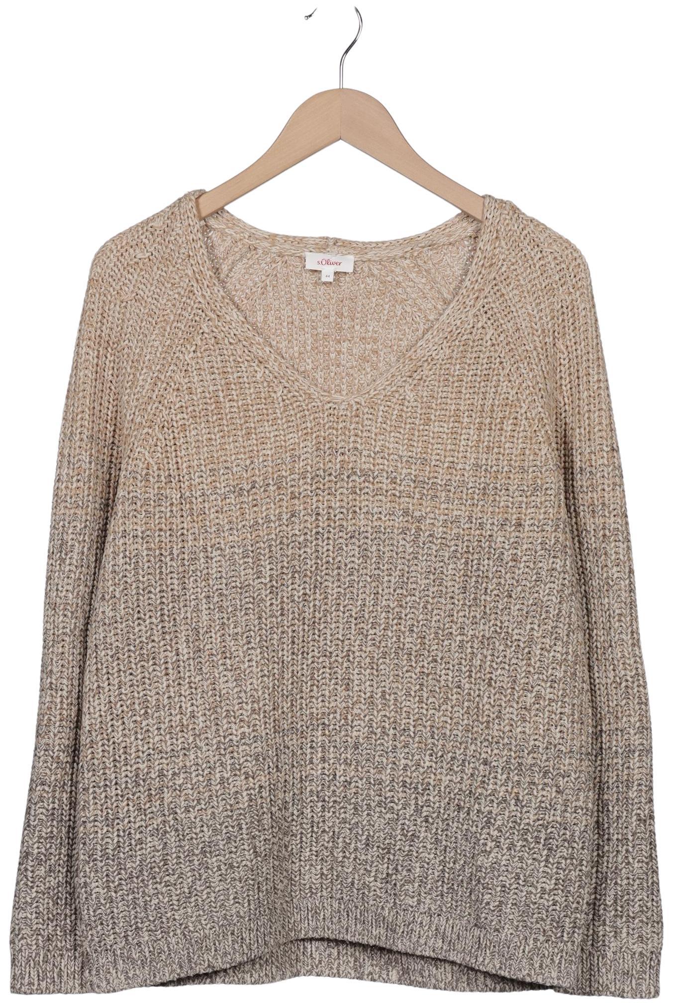 

s.Oliver Damen Pullover, beige, Gr. 44