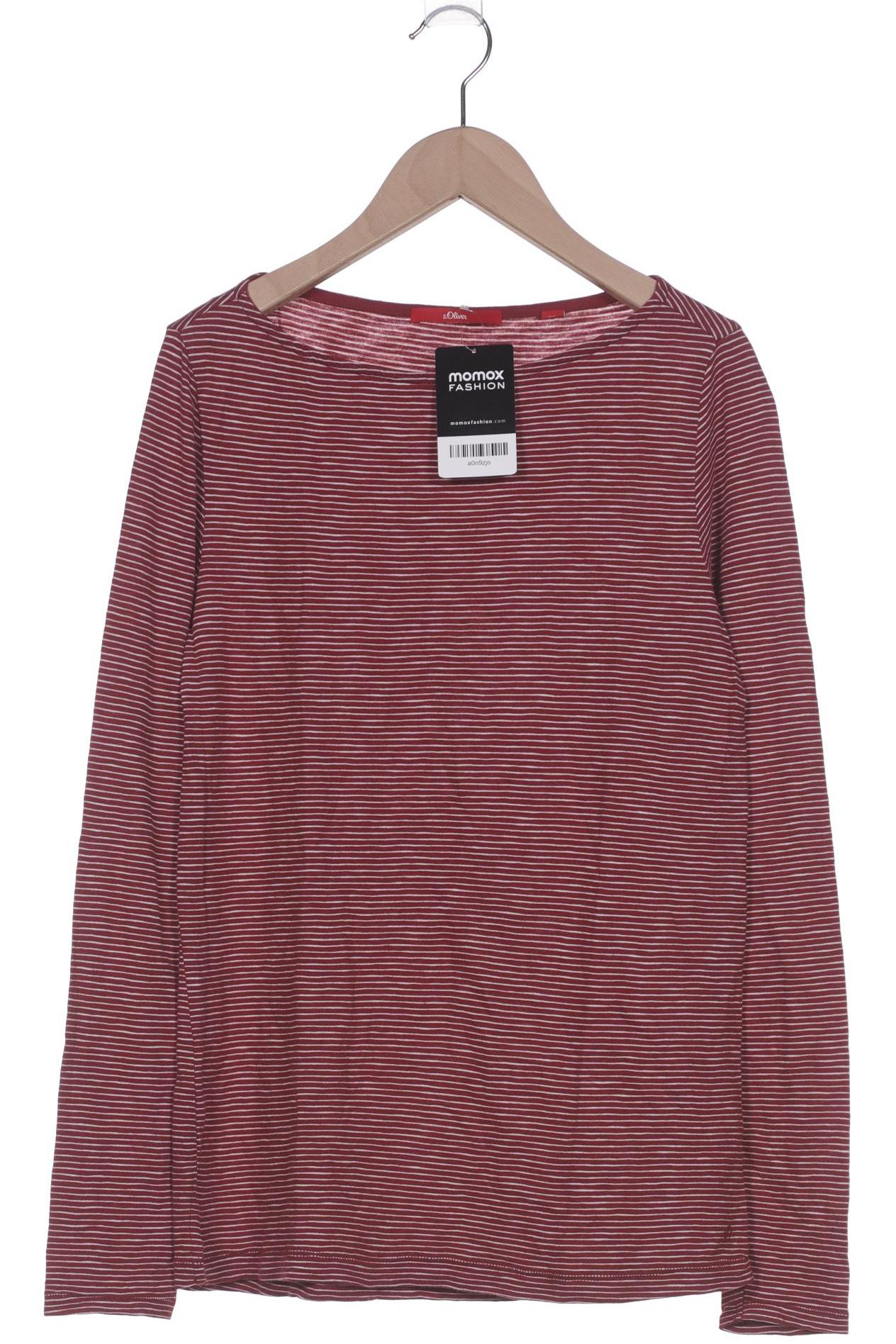 

s.Oliver Damen Langarmshirt, bordeaux, Gr. 36