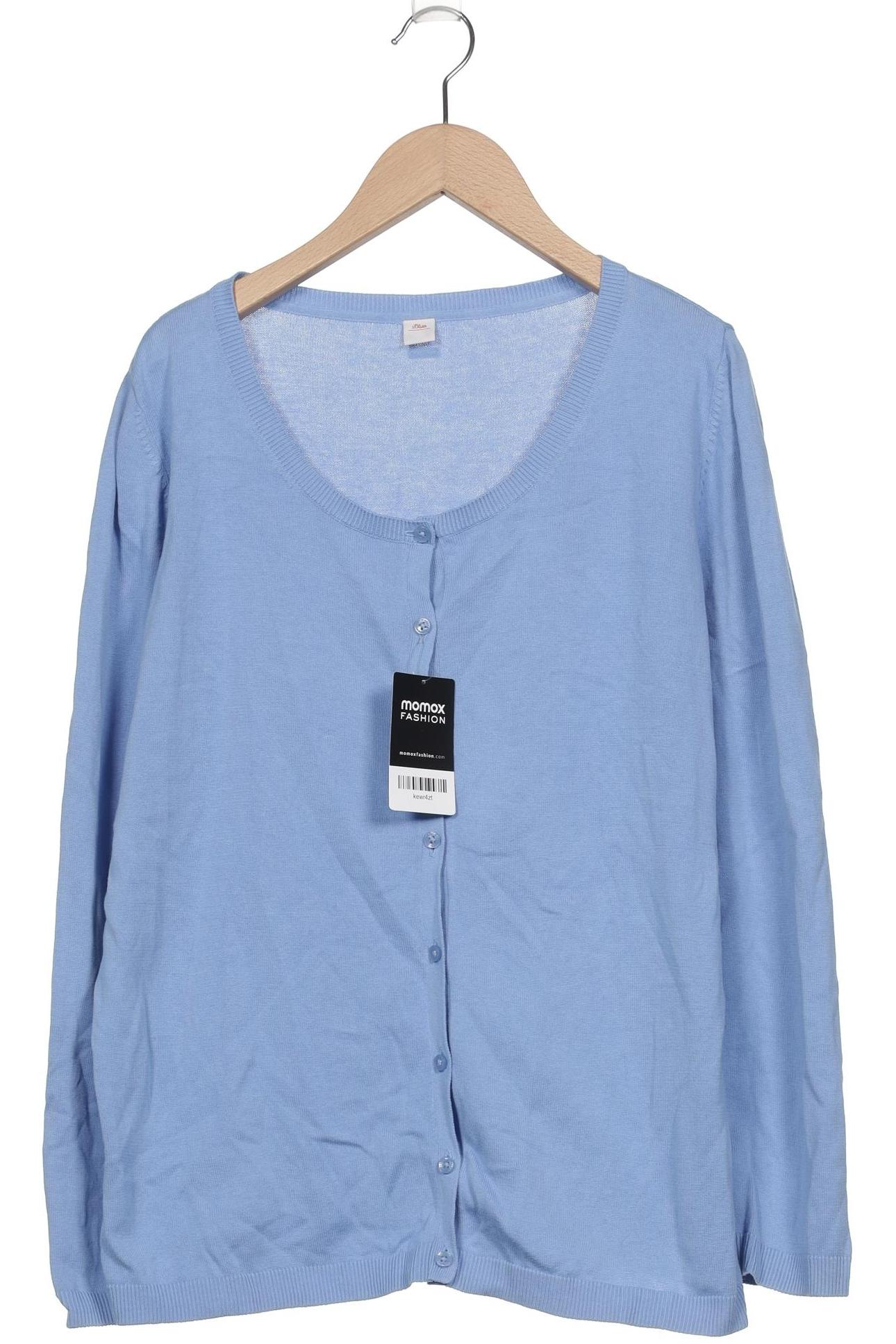 

s.Oliver Damen Strickjacke, blau, Gr. 44