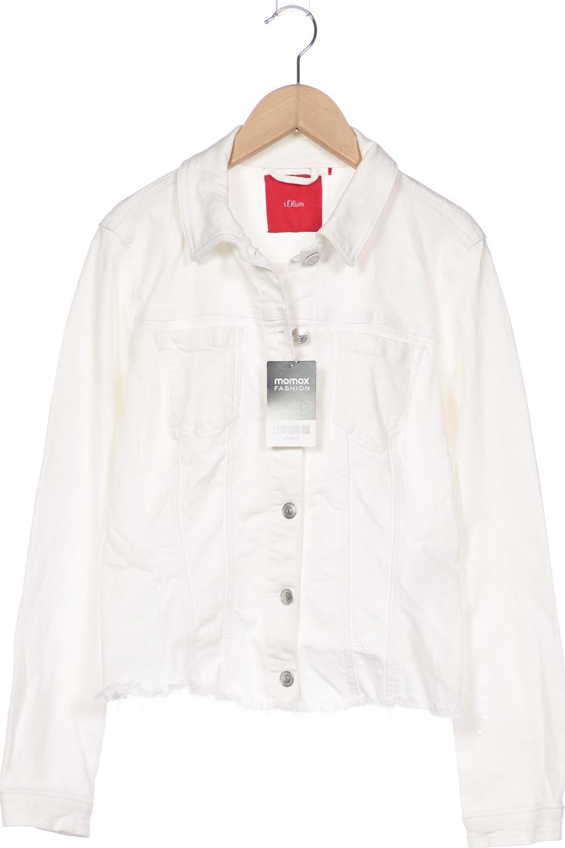 

s.Oliver Damen Jacke, weiß, Gr. 38