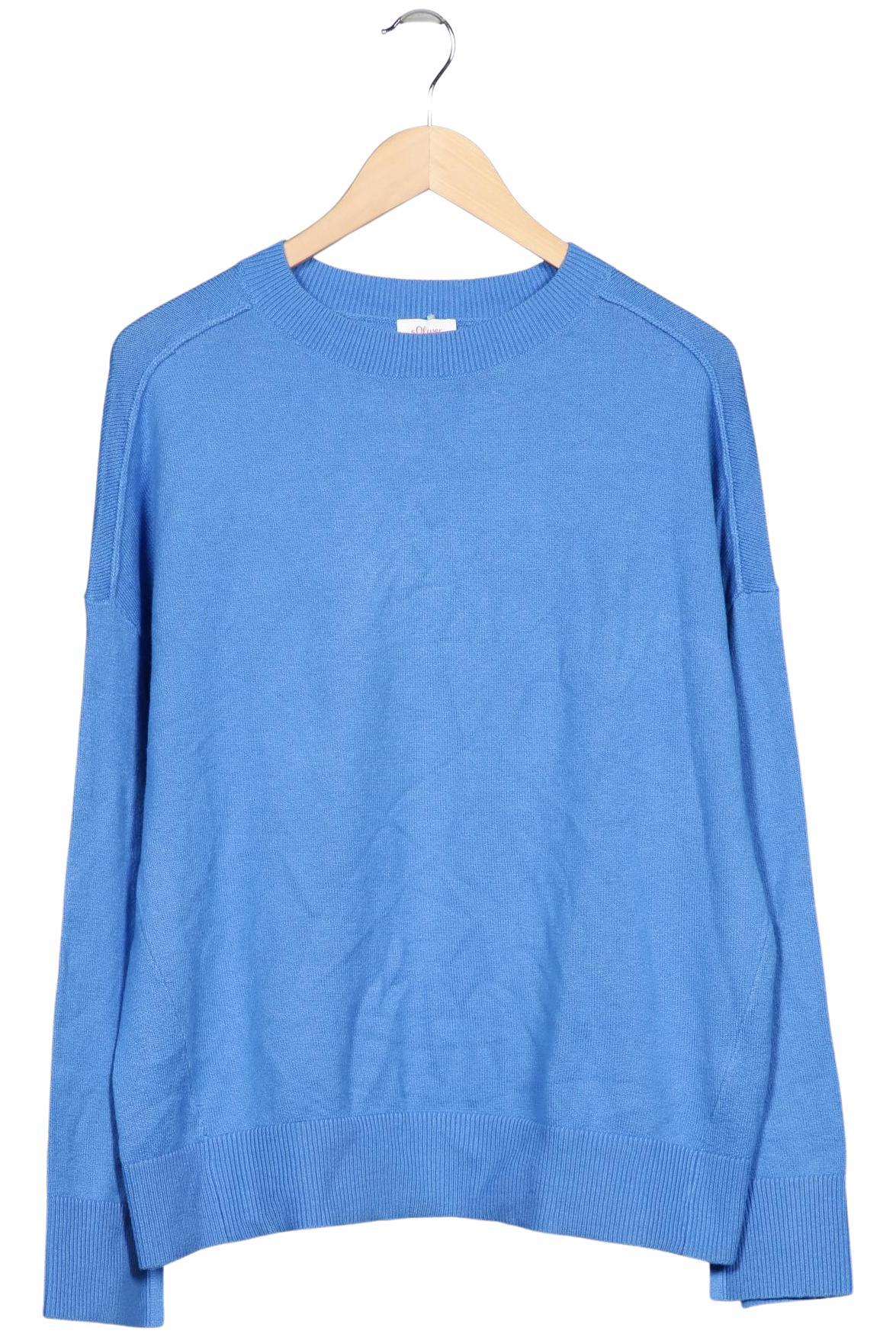 

s.Oliver Damen Pullover, blau, Gr. 44