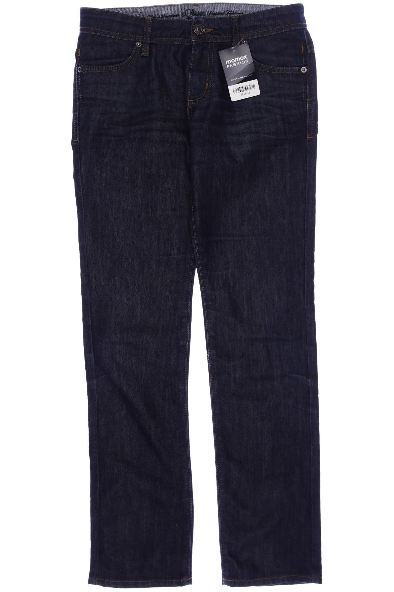 

s.Oliver Damen Jeans, marineblau