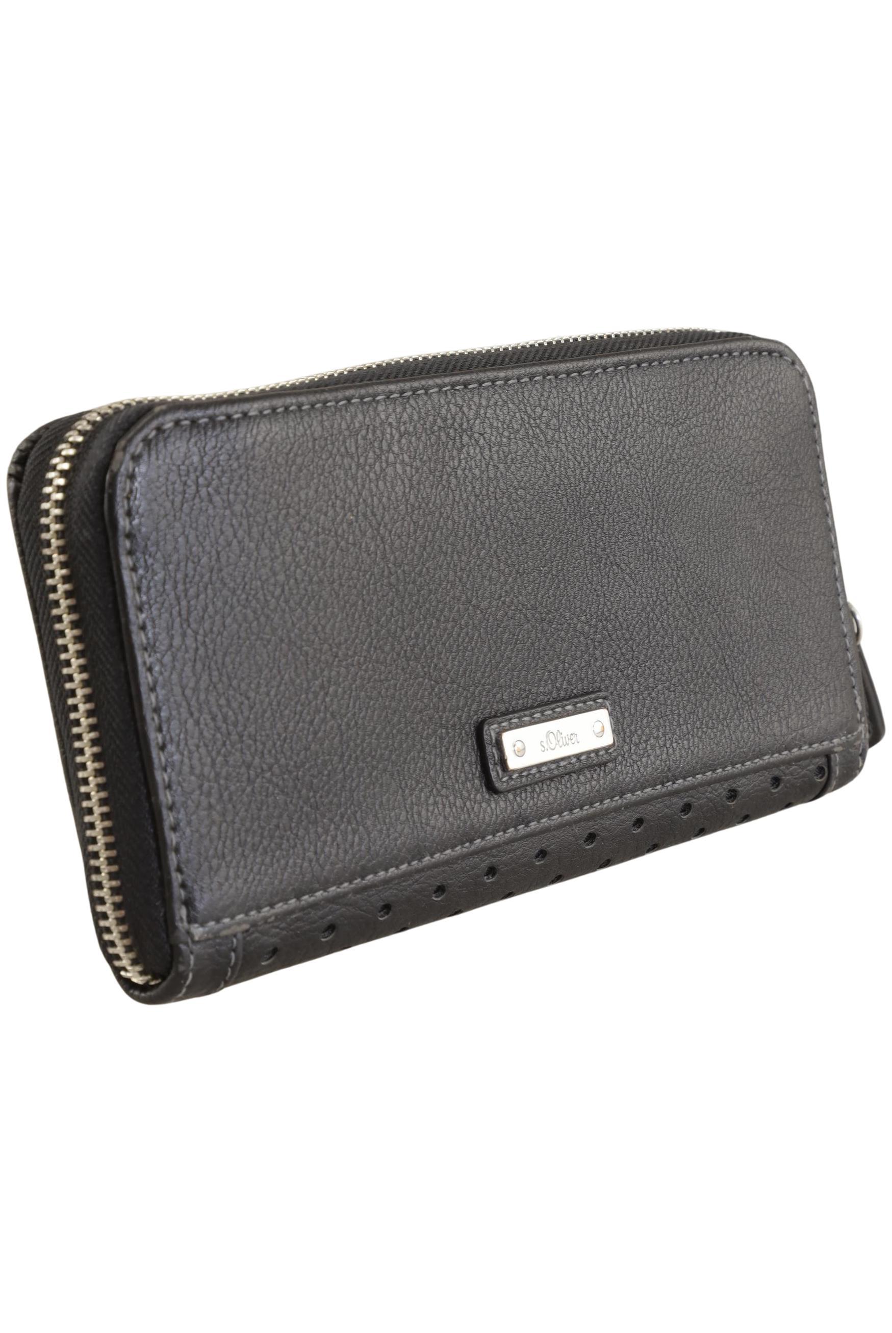 

s.Oliver Damen Portemonnaie, schwarz, Gr.