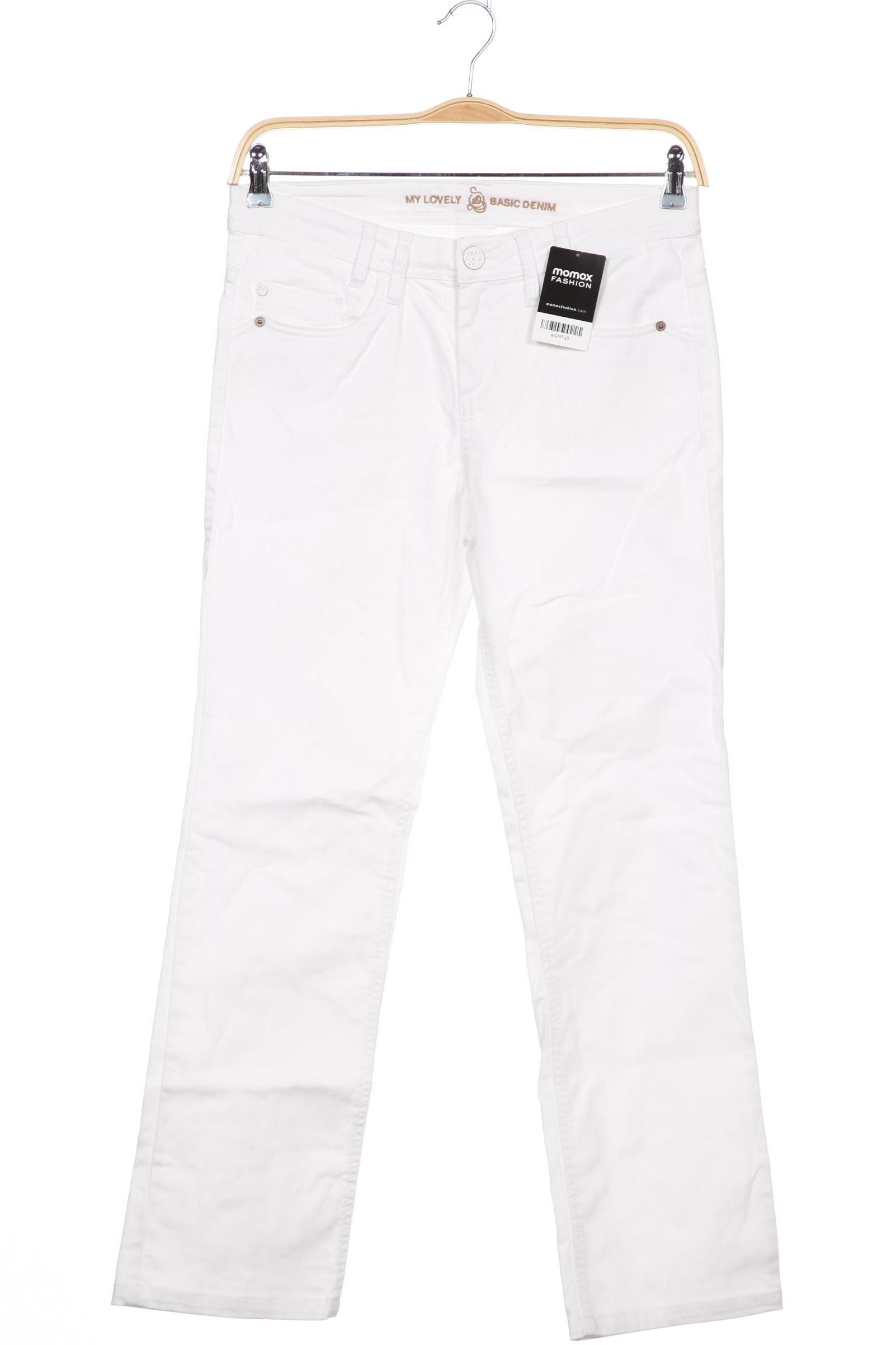 

s.Oliver Damen Jeans, weiß
