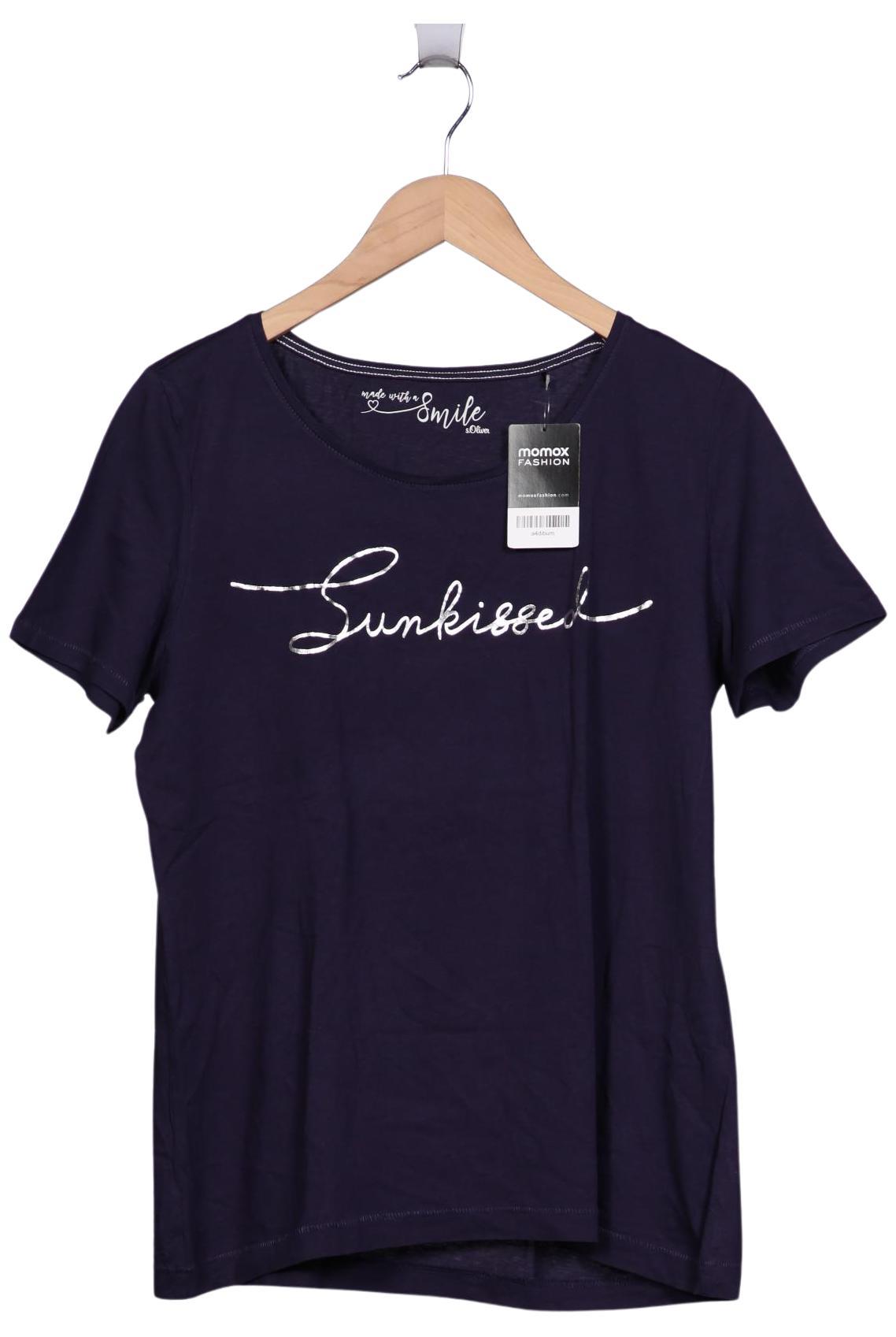 Thumbnail - s.Oliver Damen T-Shirt, marineblau, Gr. 42