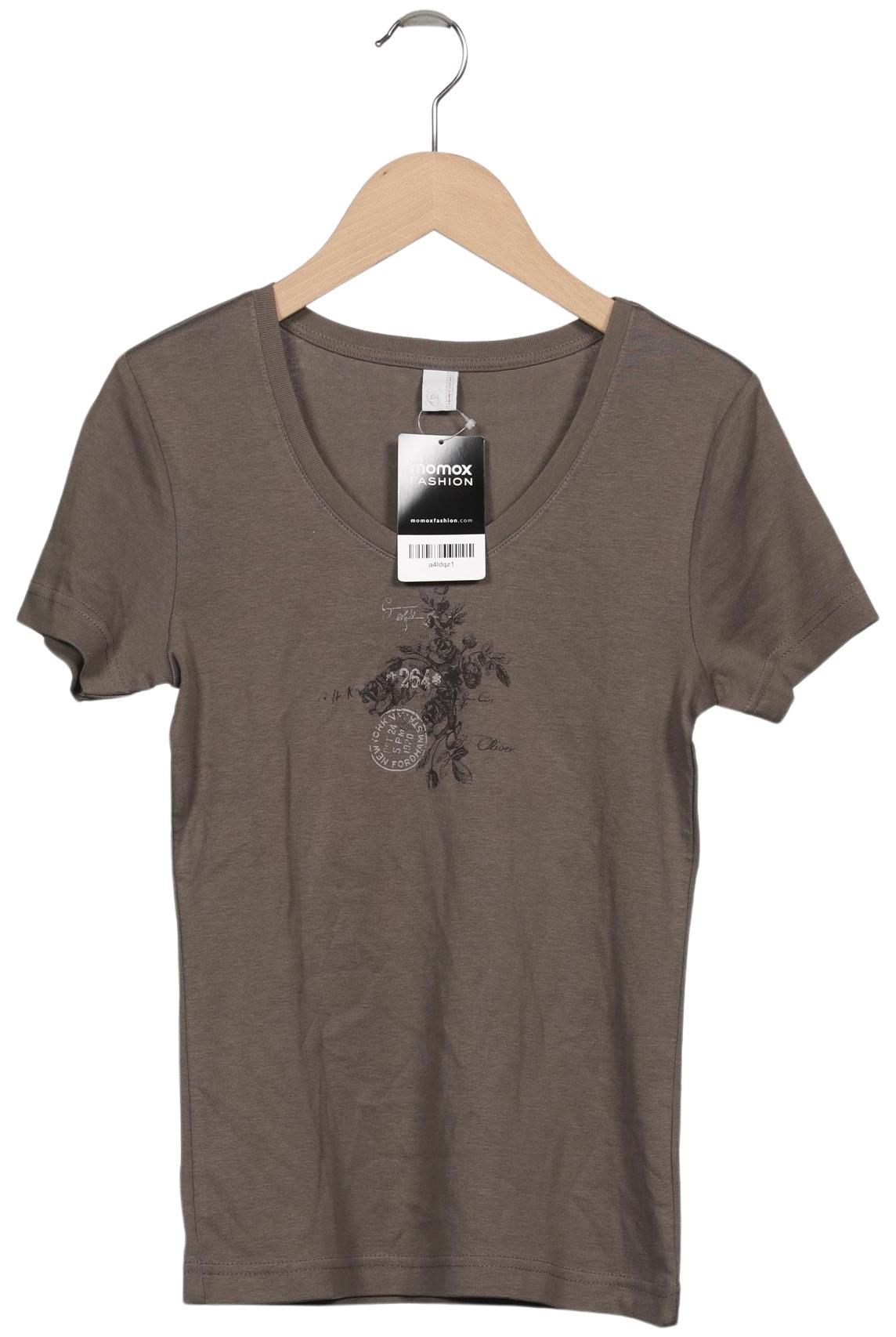 

s.Oliver Damen T-Shirt, grau, Gr. 34