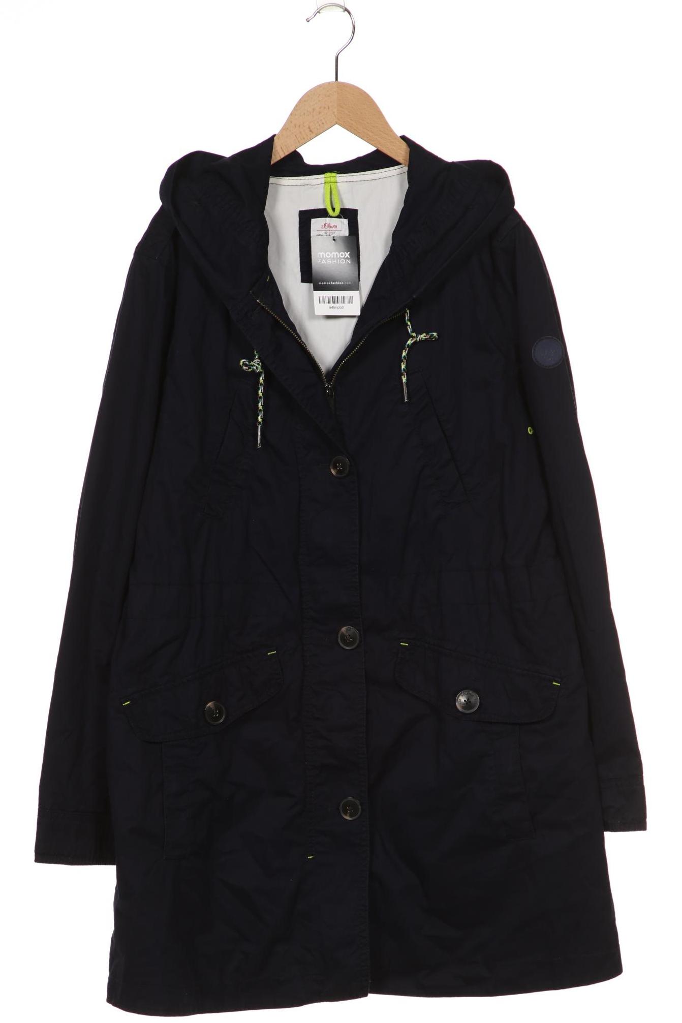 

s.Oliver Damen Mantel, marineblau