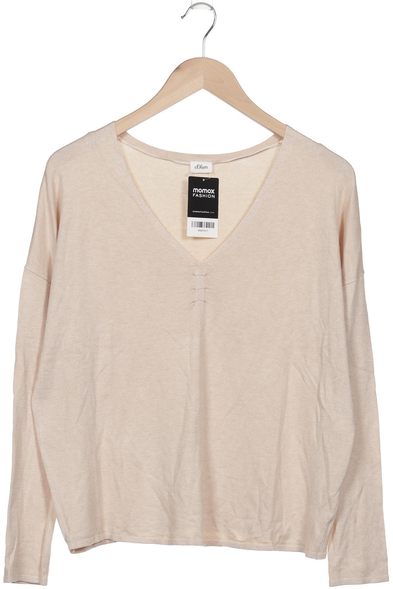 

s.Oliver Damen Pullover, beige, Gr. 38