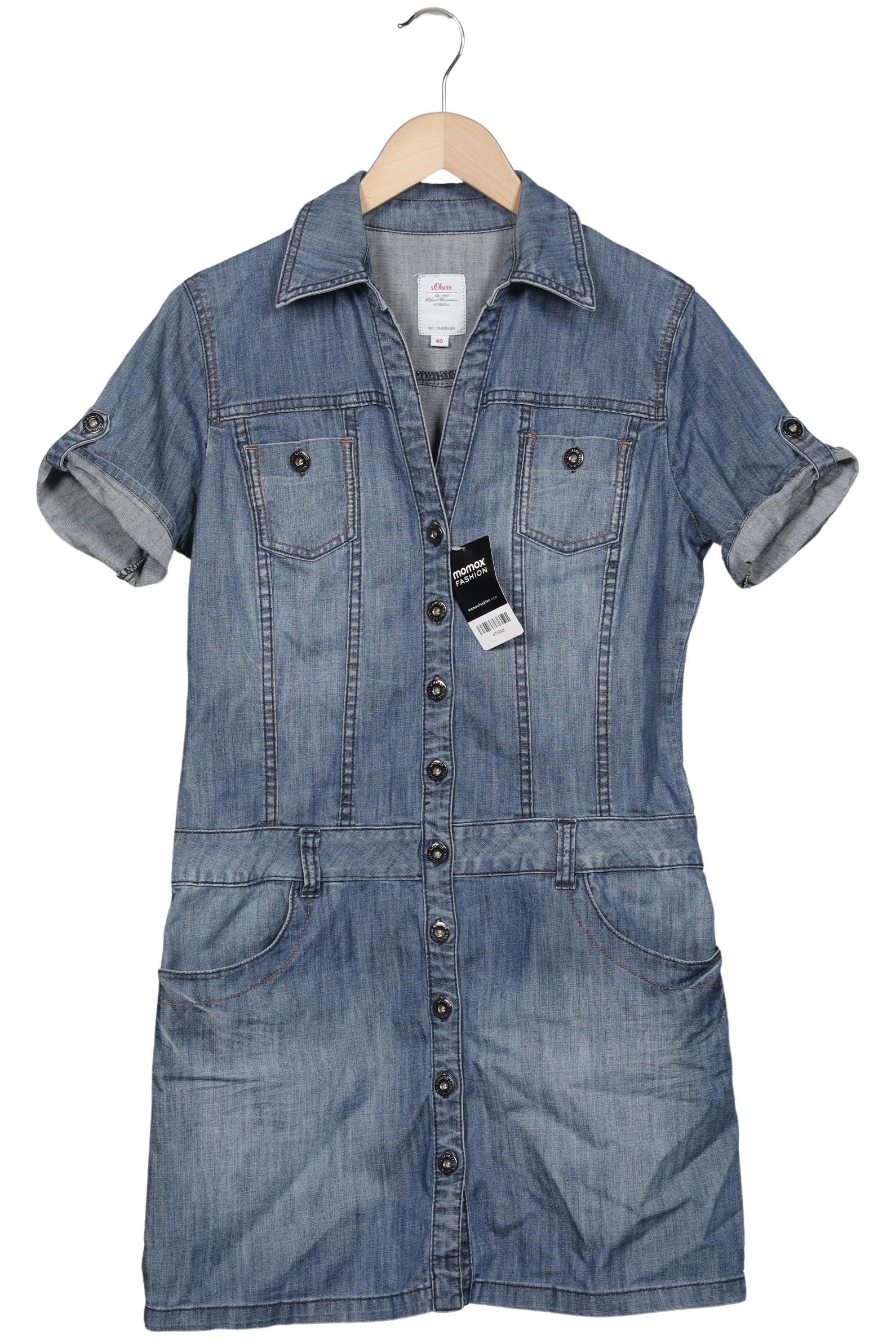 

s.Oliver Damen Kleid, blau, Gr. 40