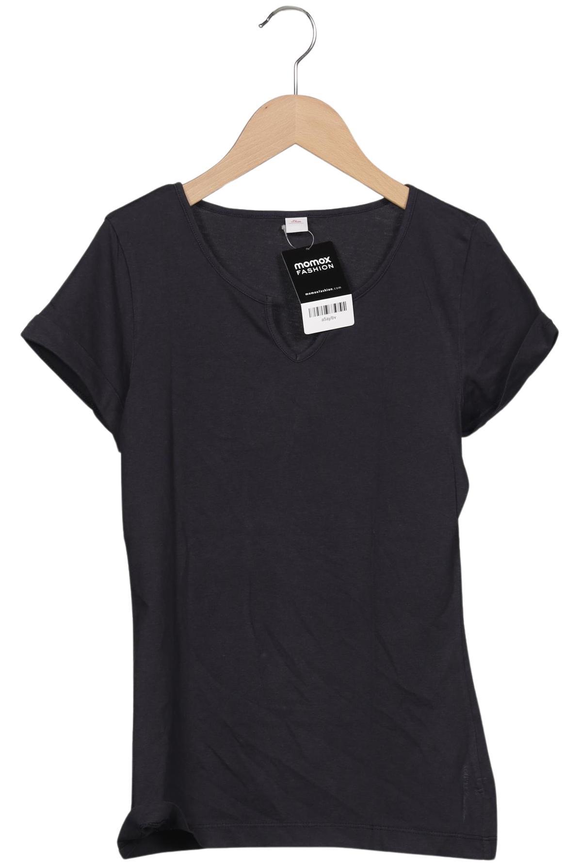 

s.Oliver Damen T-Shirt, marineblau, Gr. 34