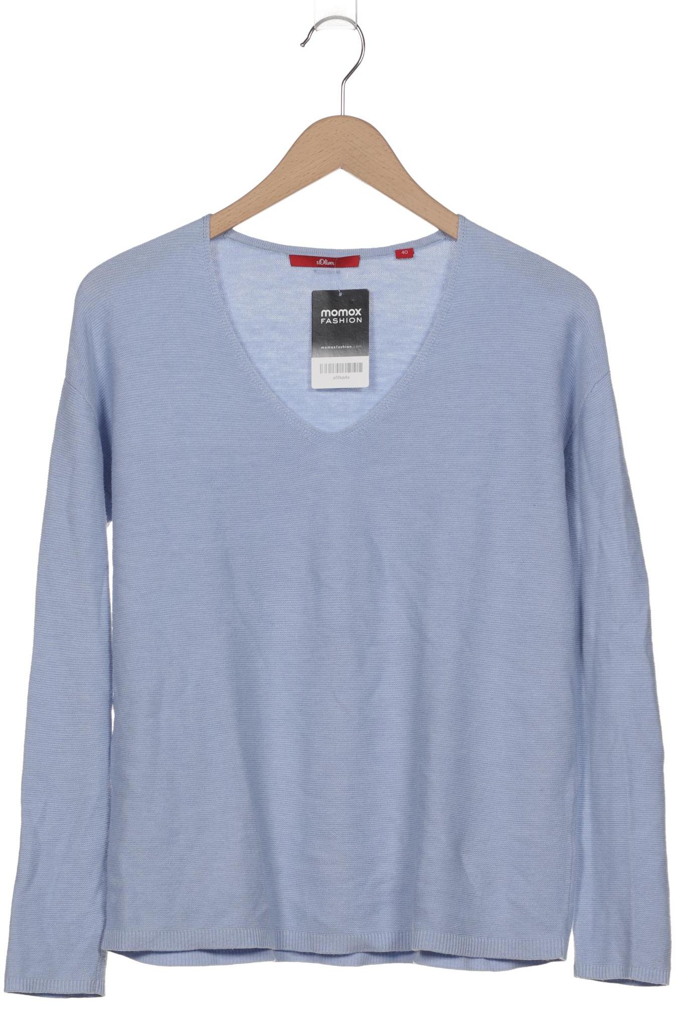 

s.Oliver Damen Pullover, hellblau, Gr. 40